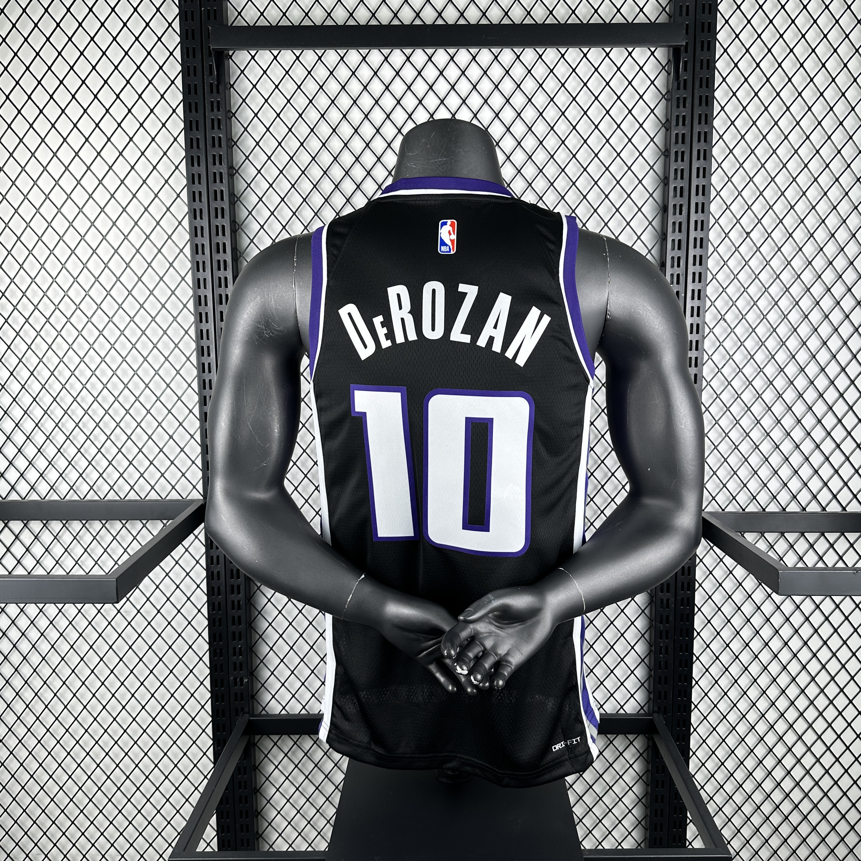 24 season Kings away black number 10 derozan
