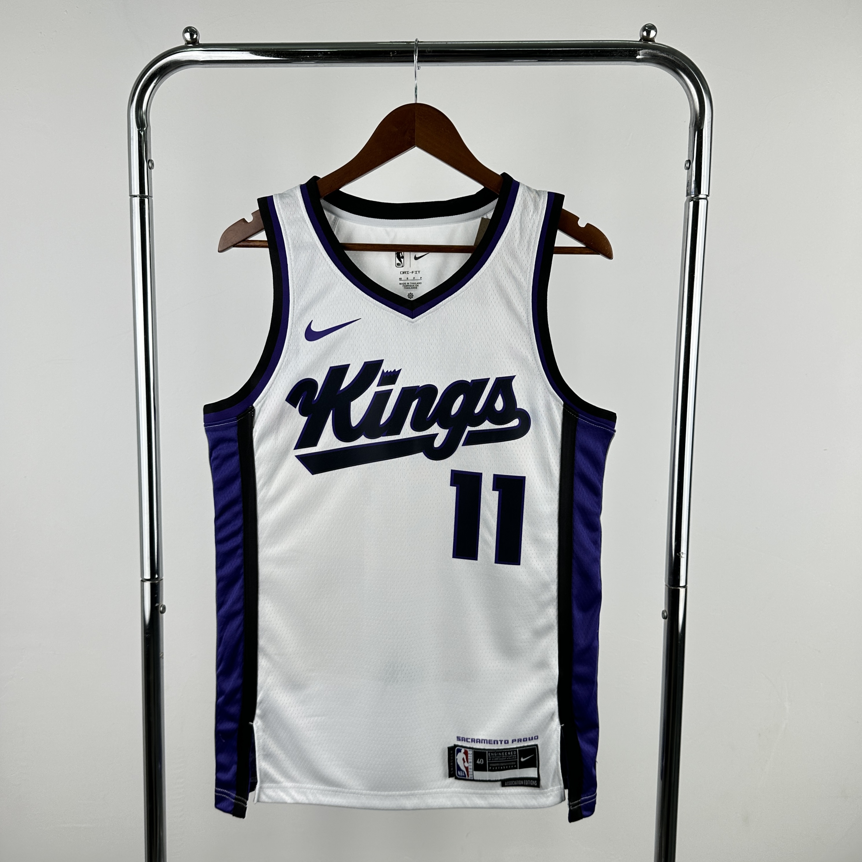 Season 24 Kings home white number 11 Sabonis