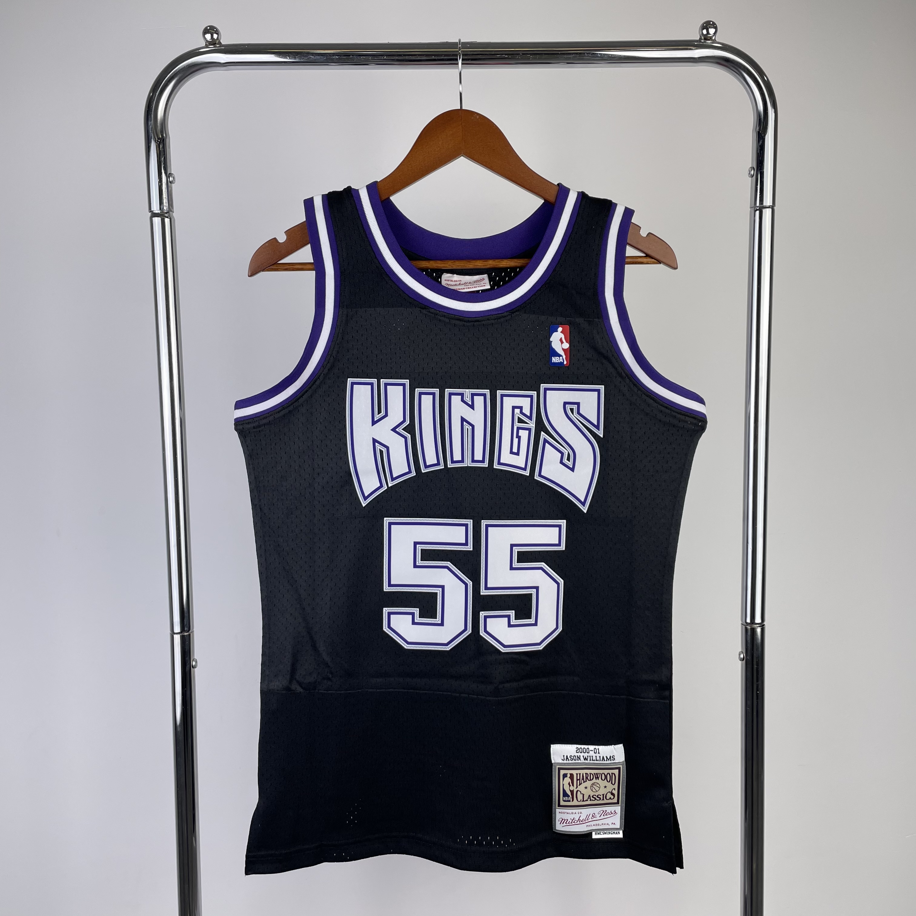 MN Hot Press Throwback jersey SW Kings 01 season No. 55 Williams