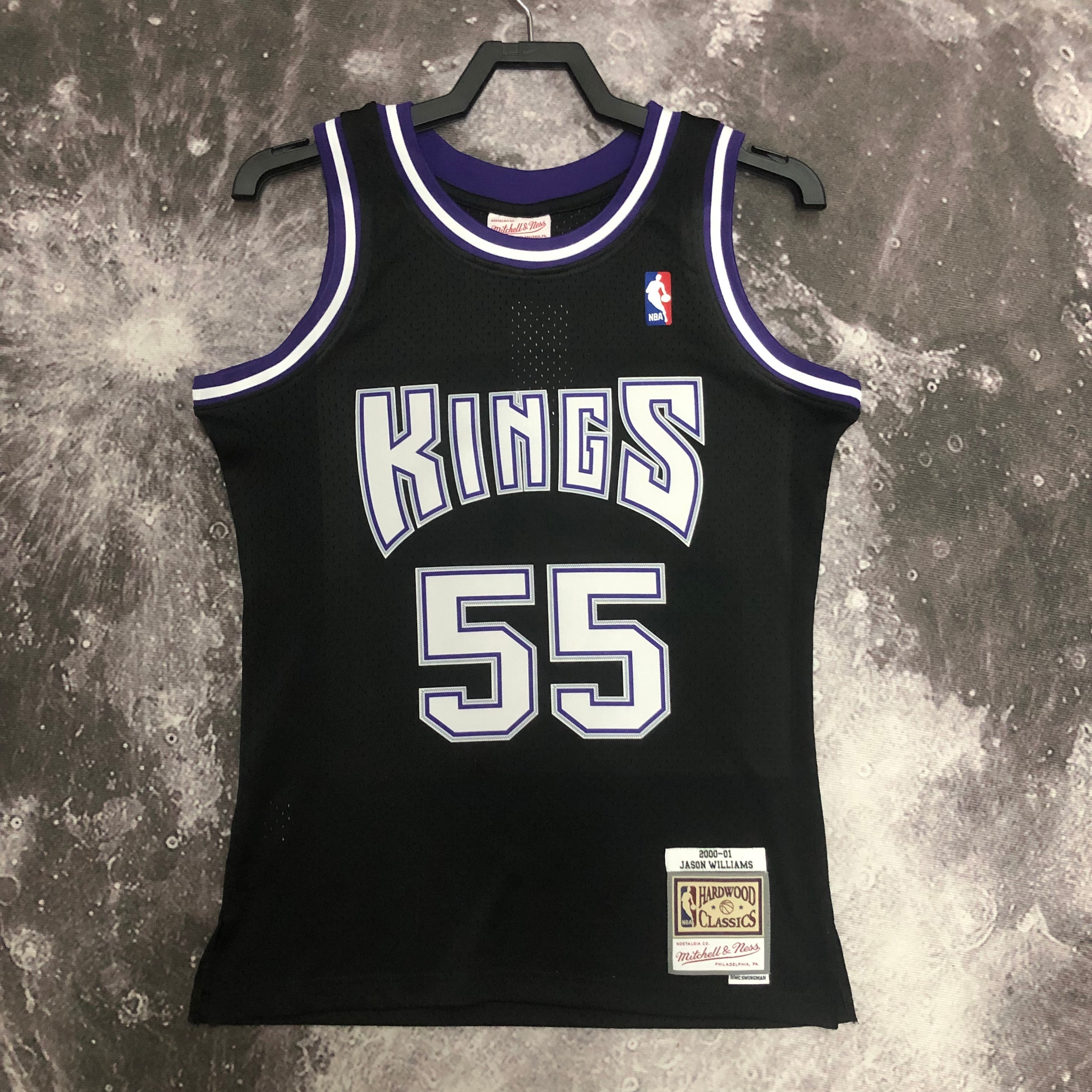 MN Hot Press Throwback jersey SW Kings 01 season No. 55 Williams