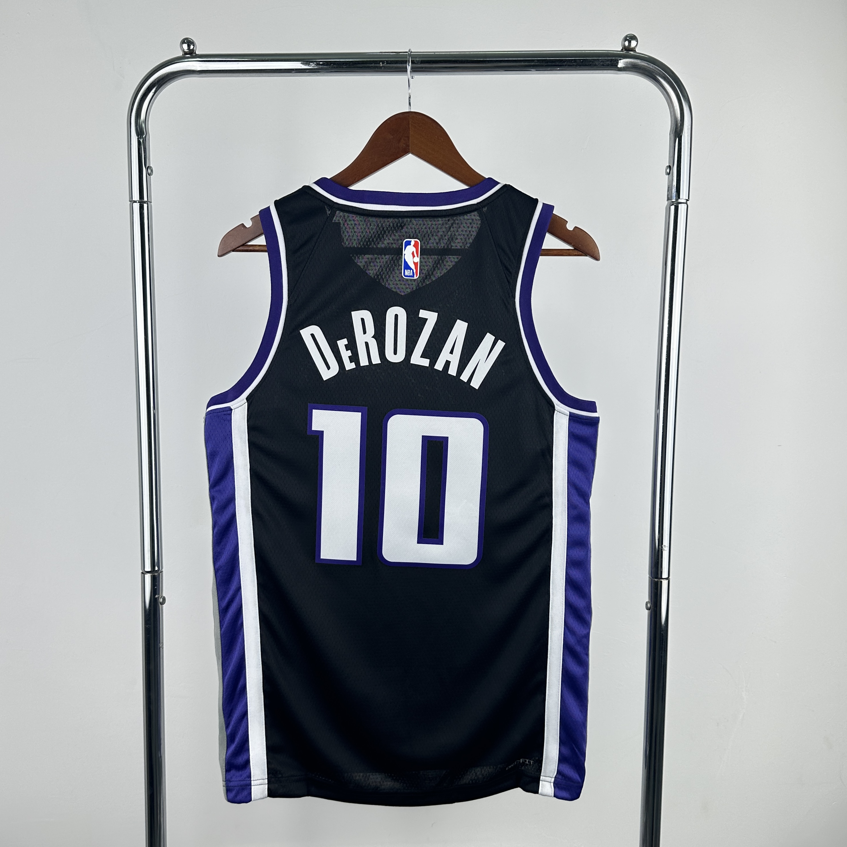 24 season Kings away black number 10 derozan