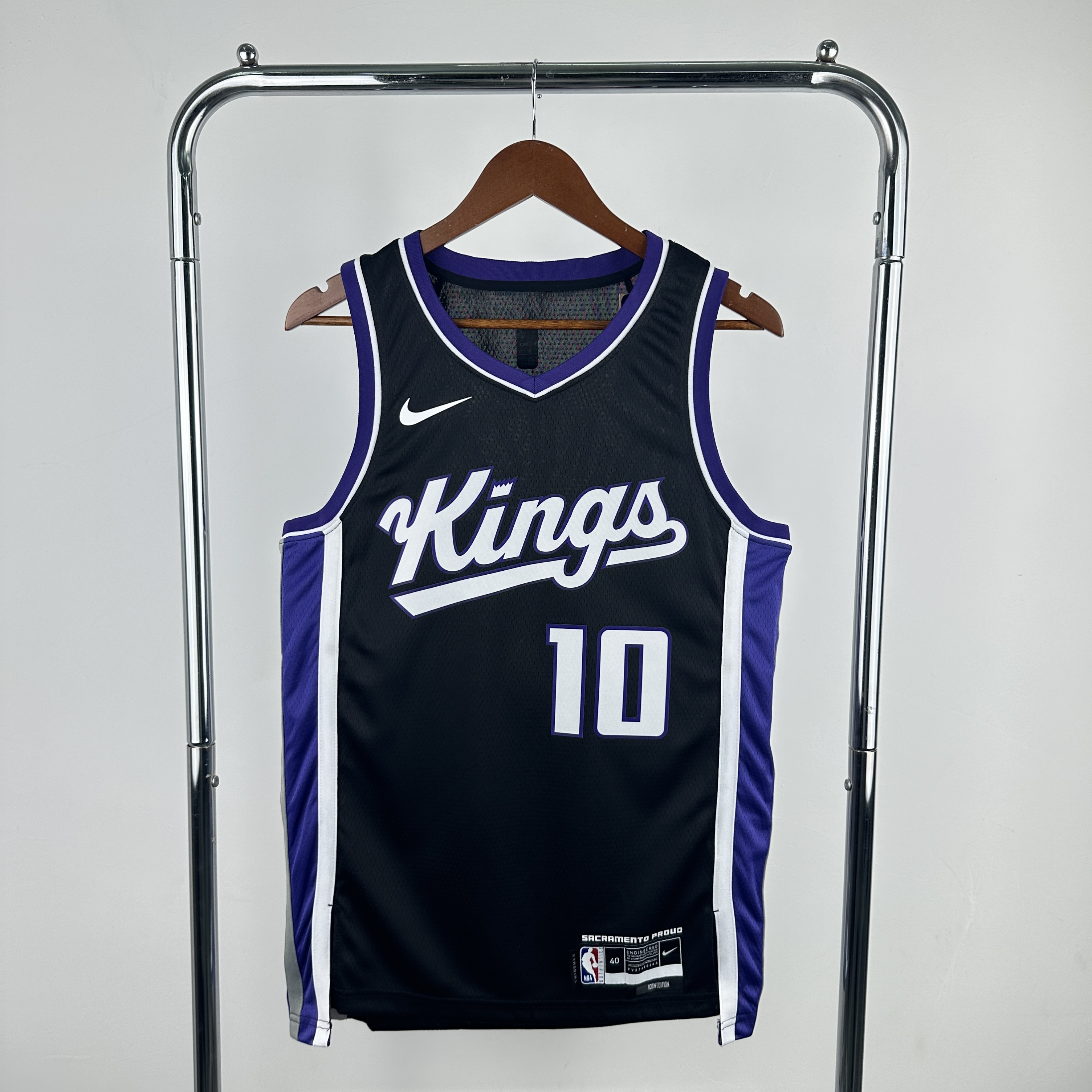 24 season Kings away black number 10 derozan