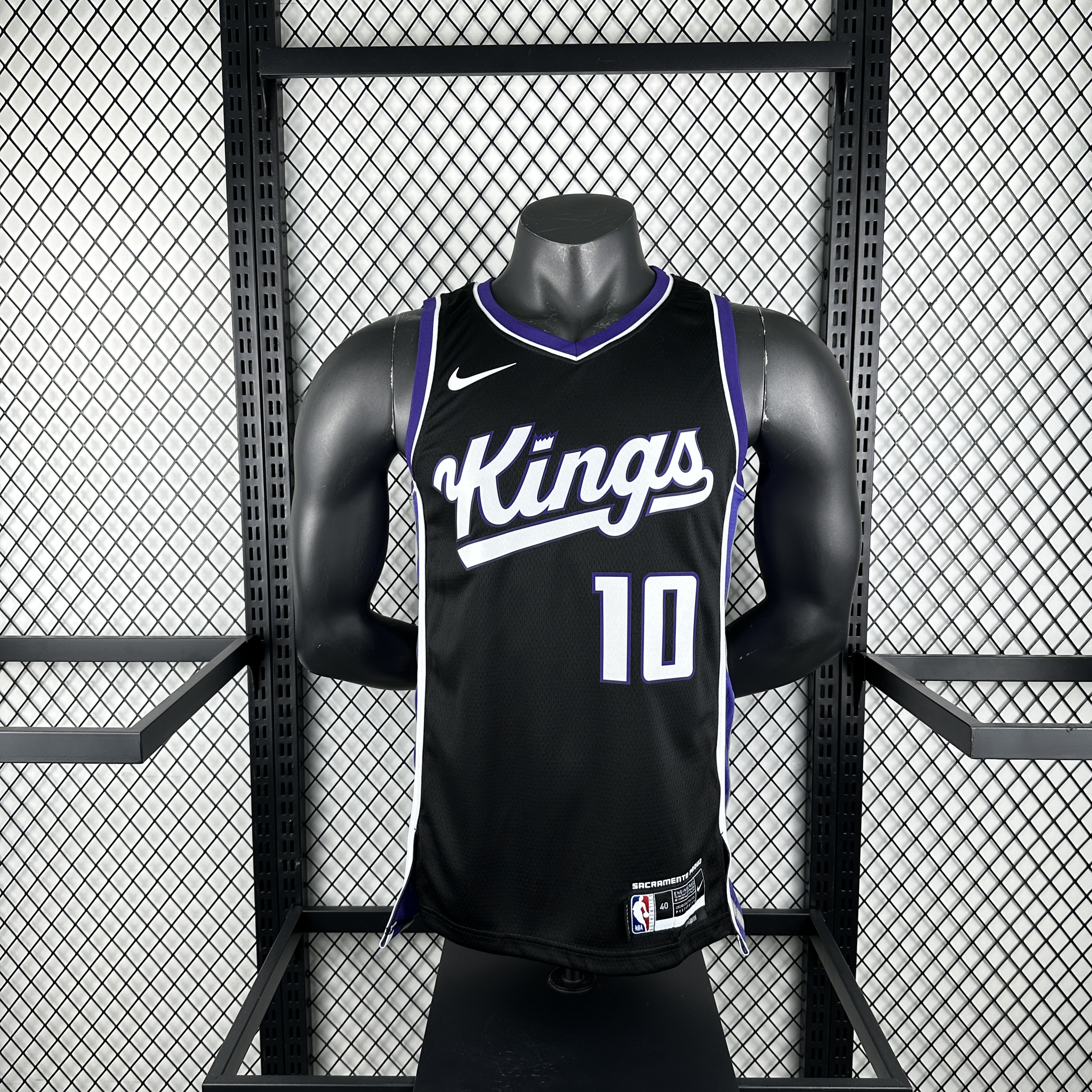 24 season Kings away black number 10 derozan
