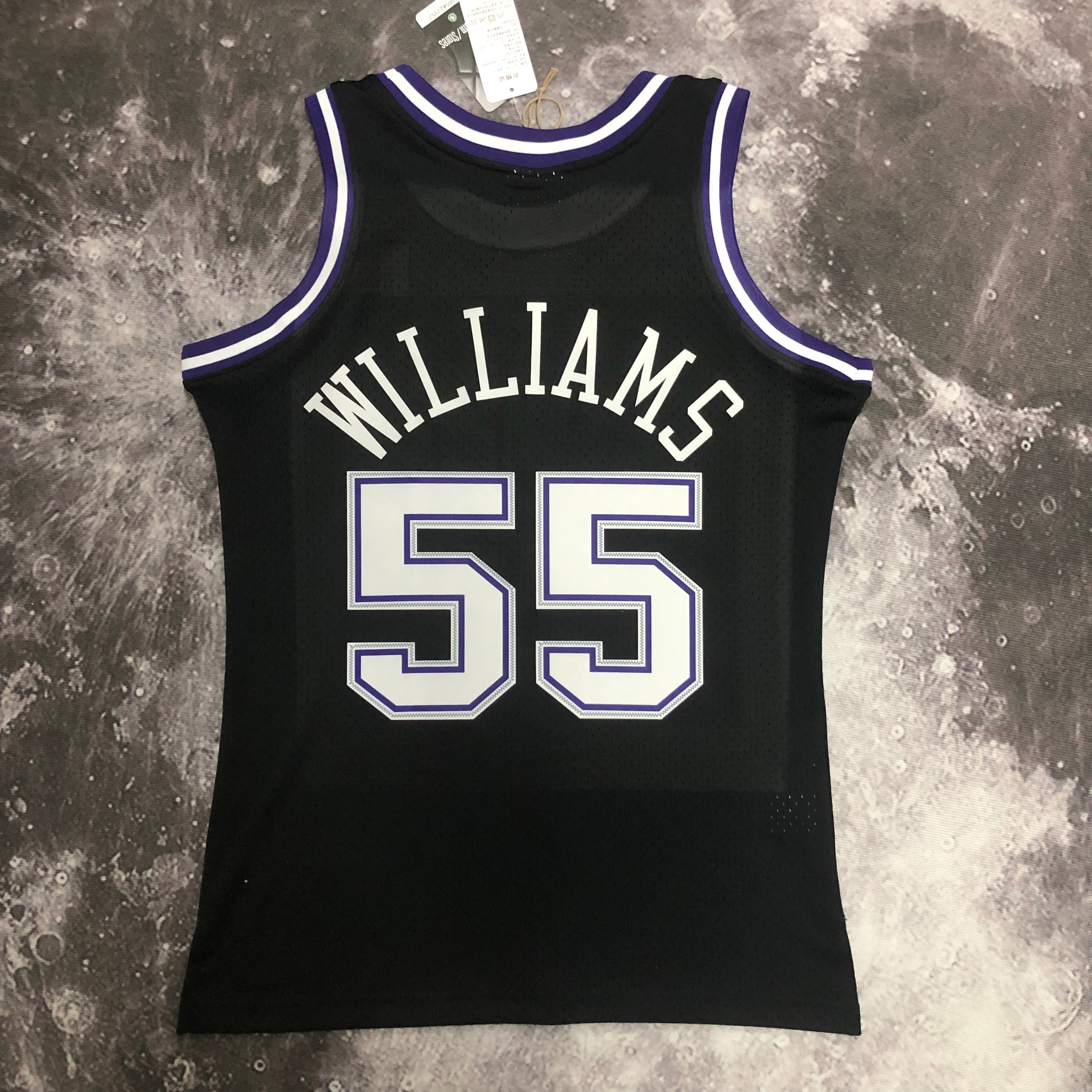 MN Hot Press Throwback jersey SW Kings 01 season No. 55 Williams