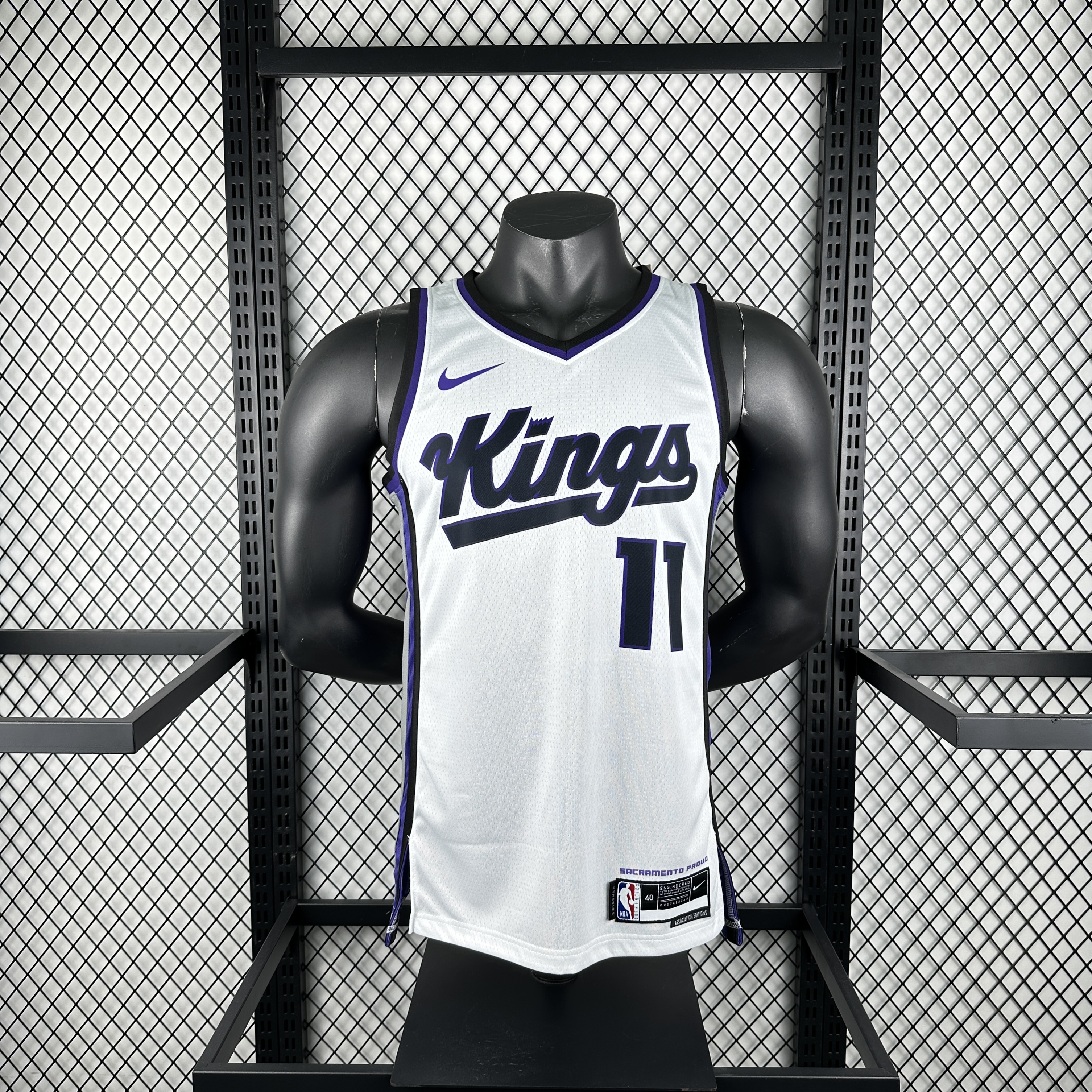 Season 24 Kings home white number 11 Sabonis