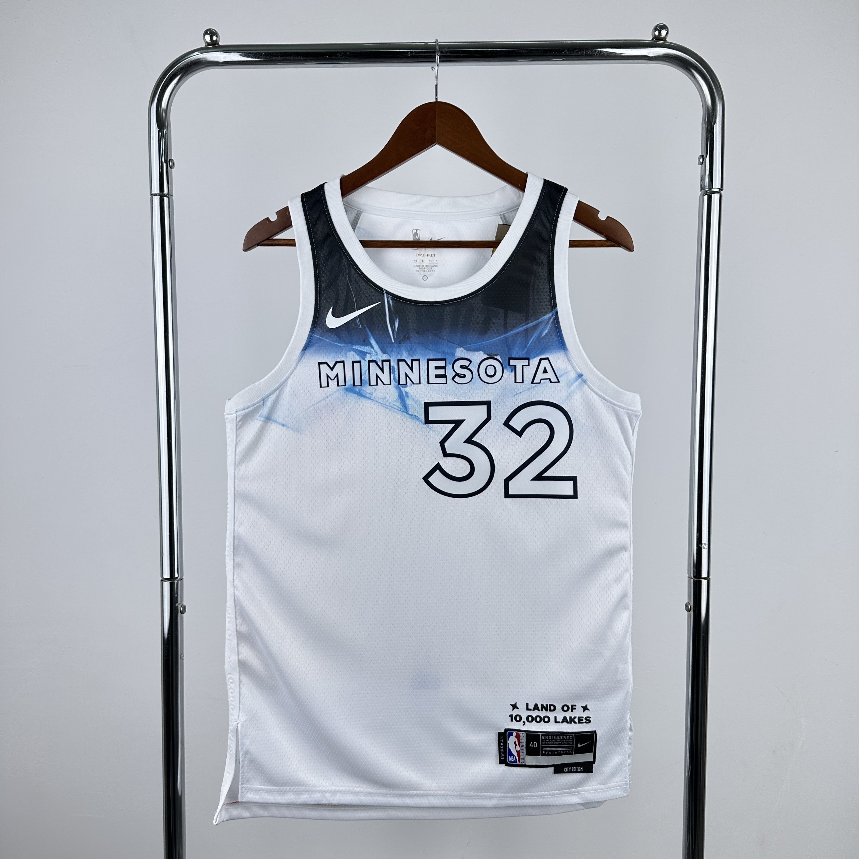 25th season Timberwolves City edition No. 32 Towns