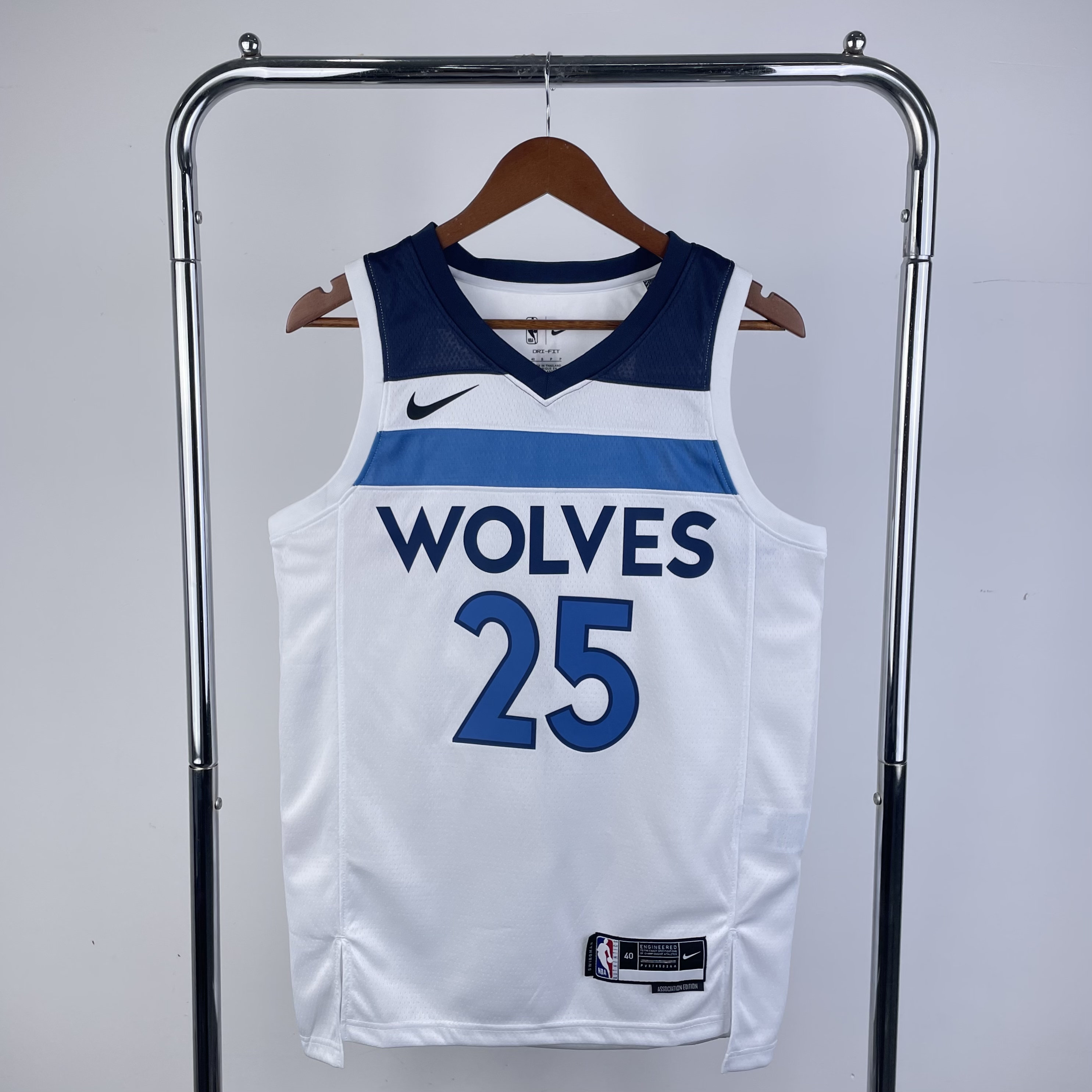 23 season Timberwolves home white 25 Rose