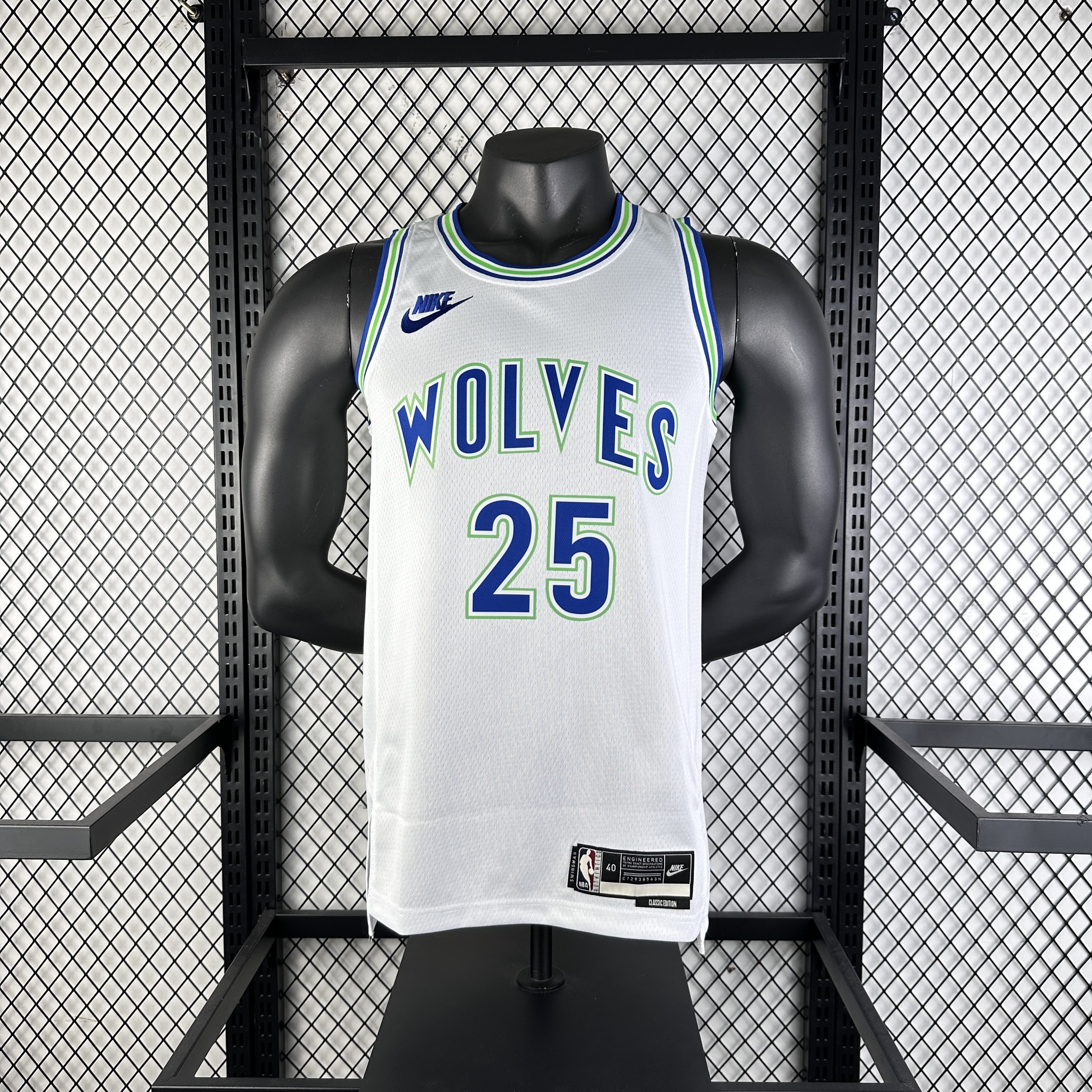 24 season Timberwolves throwback # 25 Rose