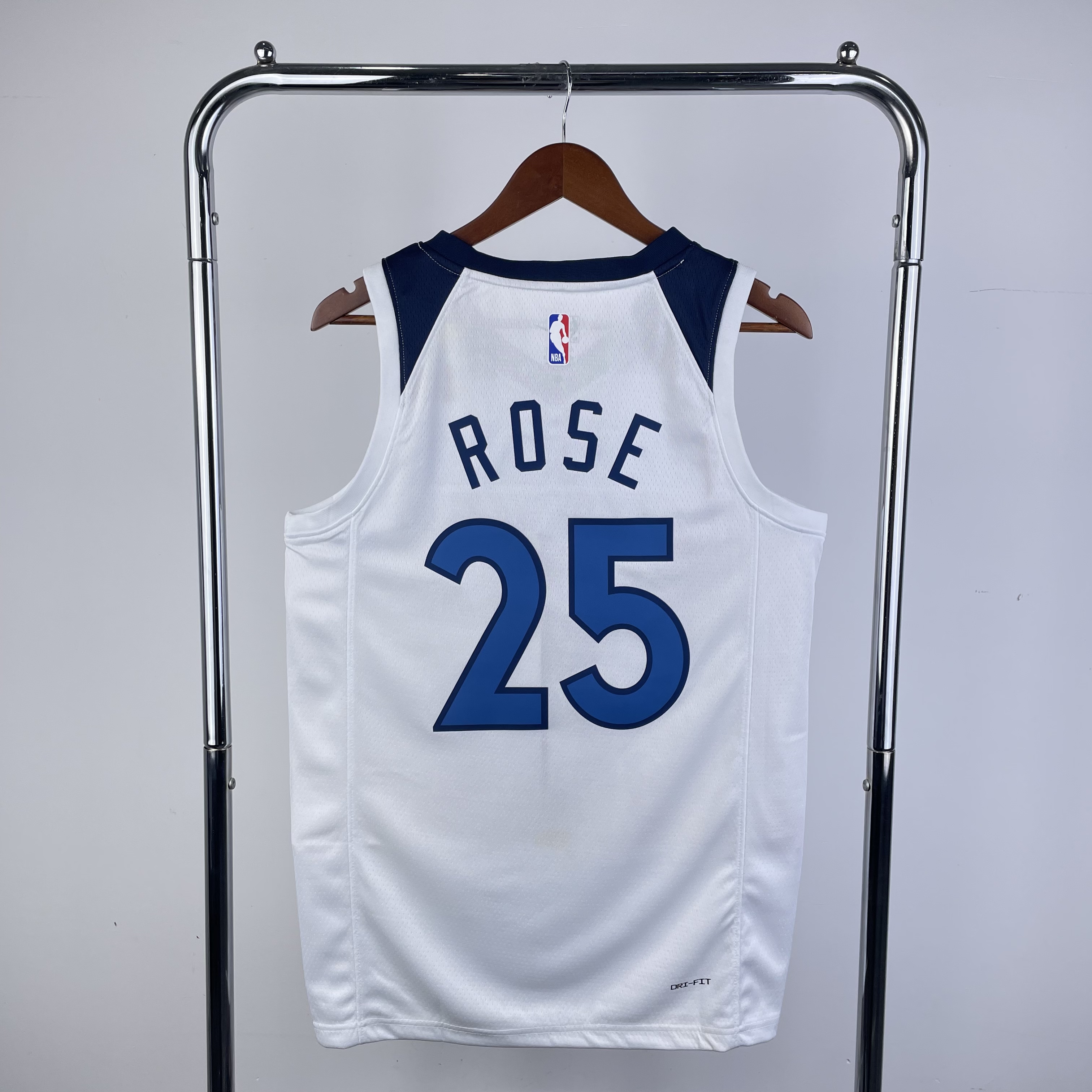 23 season Timberwolves home white 25 Rose