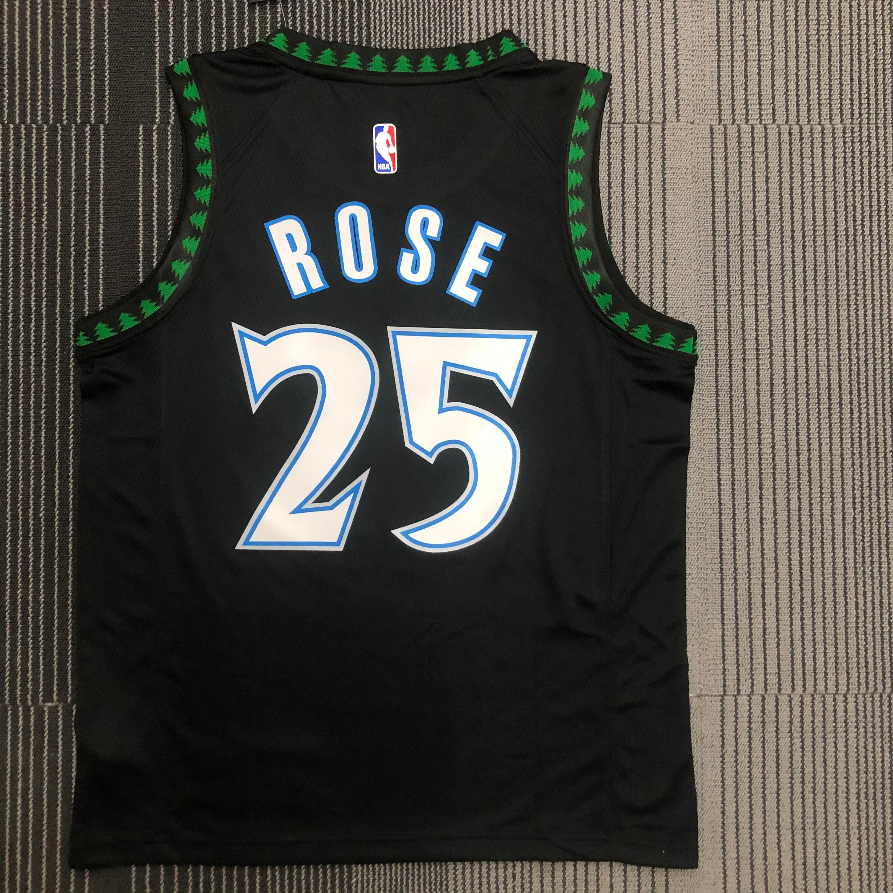 Season 18 retro Timberwolves black # 25 Rose