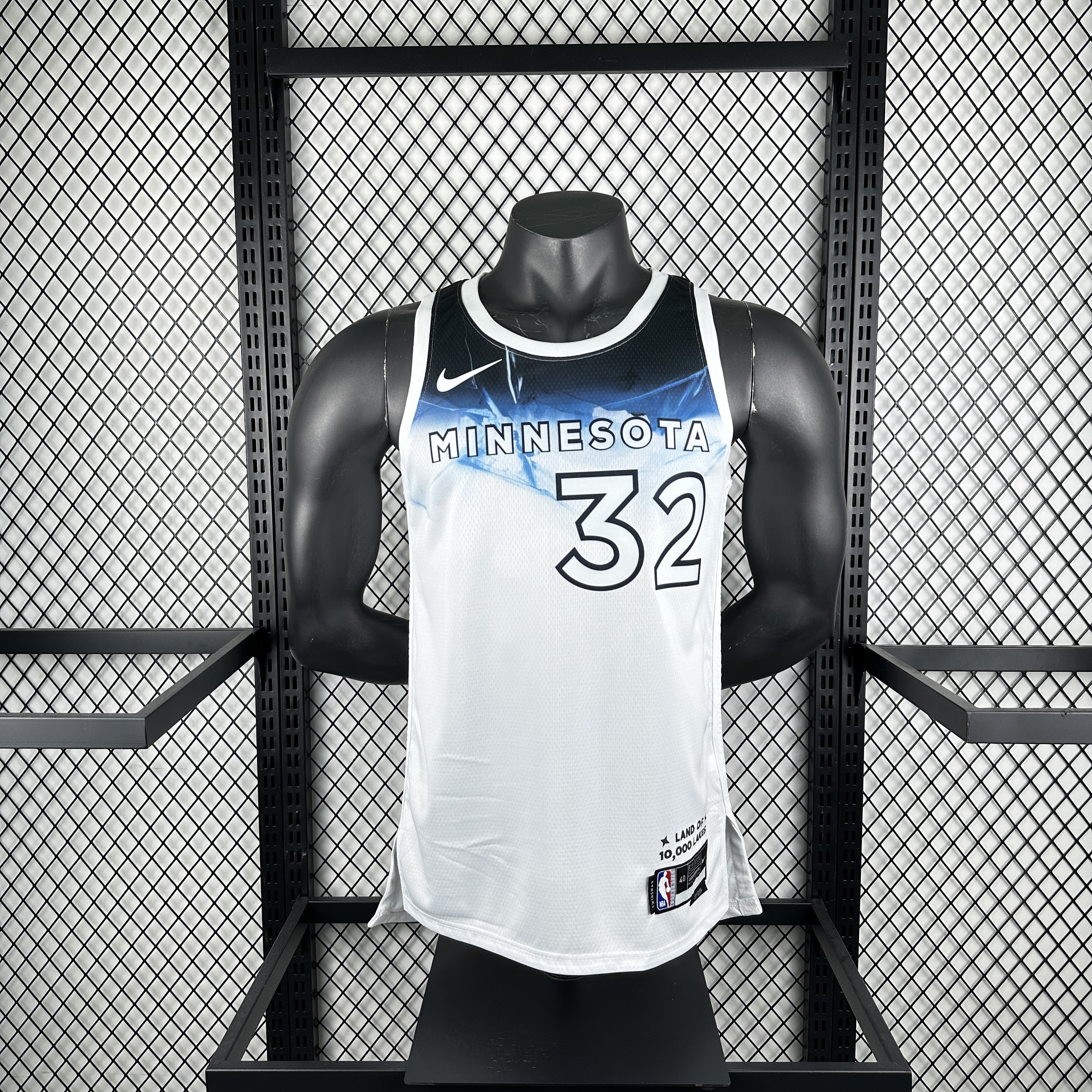 25th season Timberwolves City edition No. 32 Towns