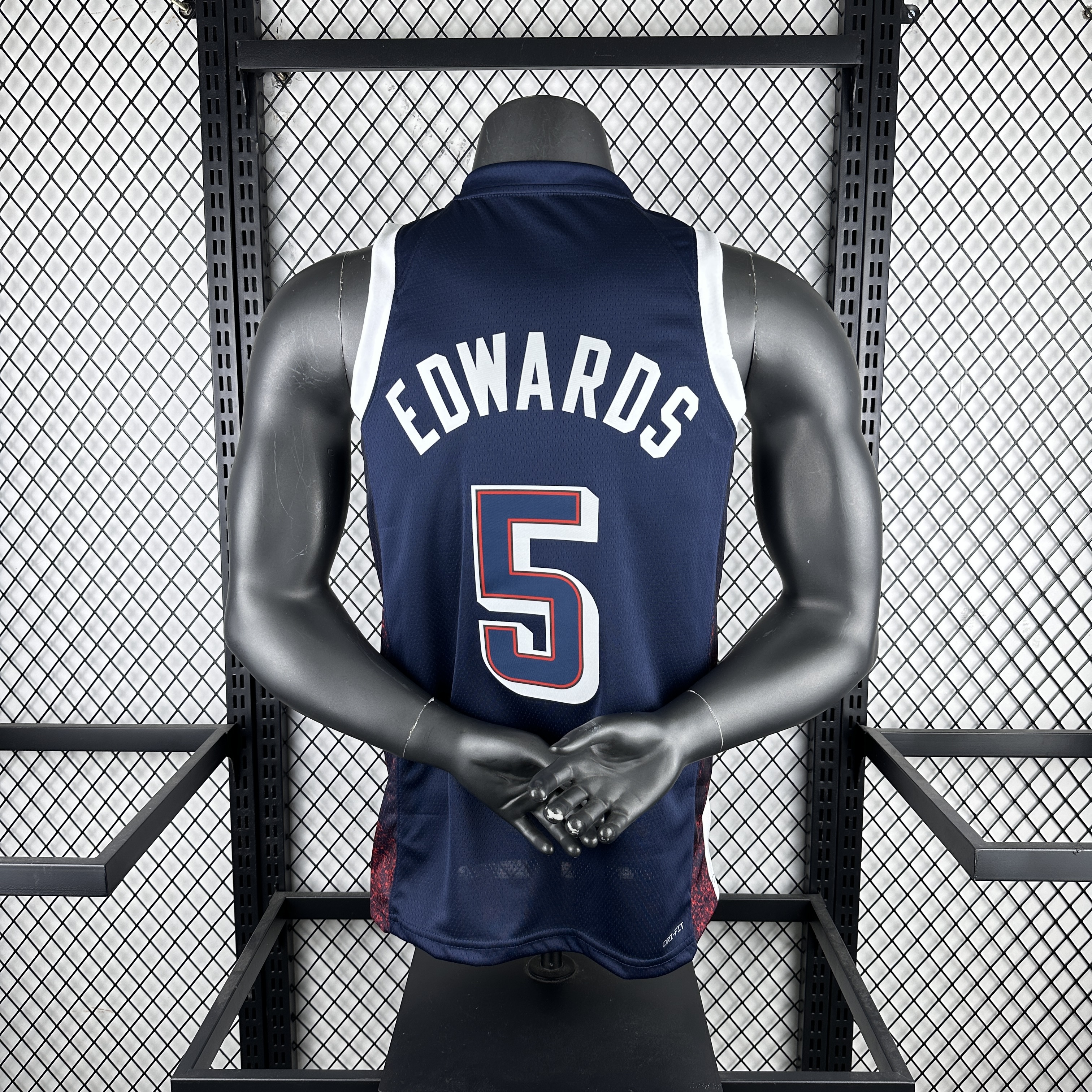 Team USA Navy blue # 5 Edwards at the '24 Olympics