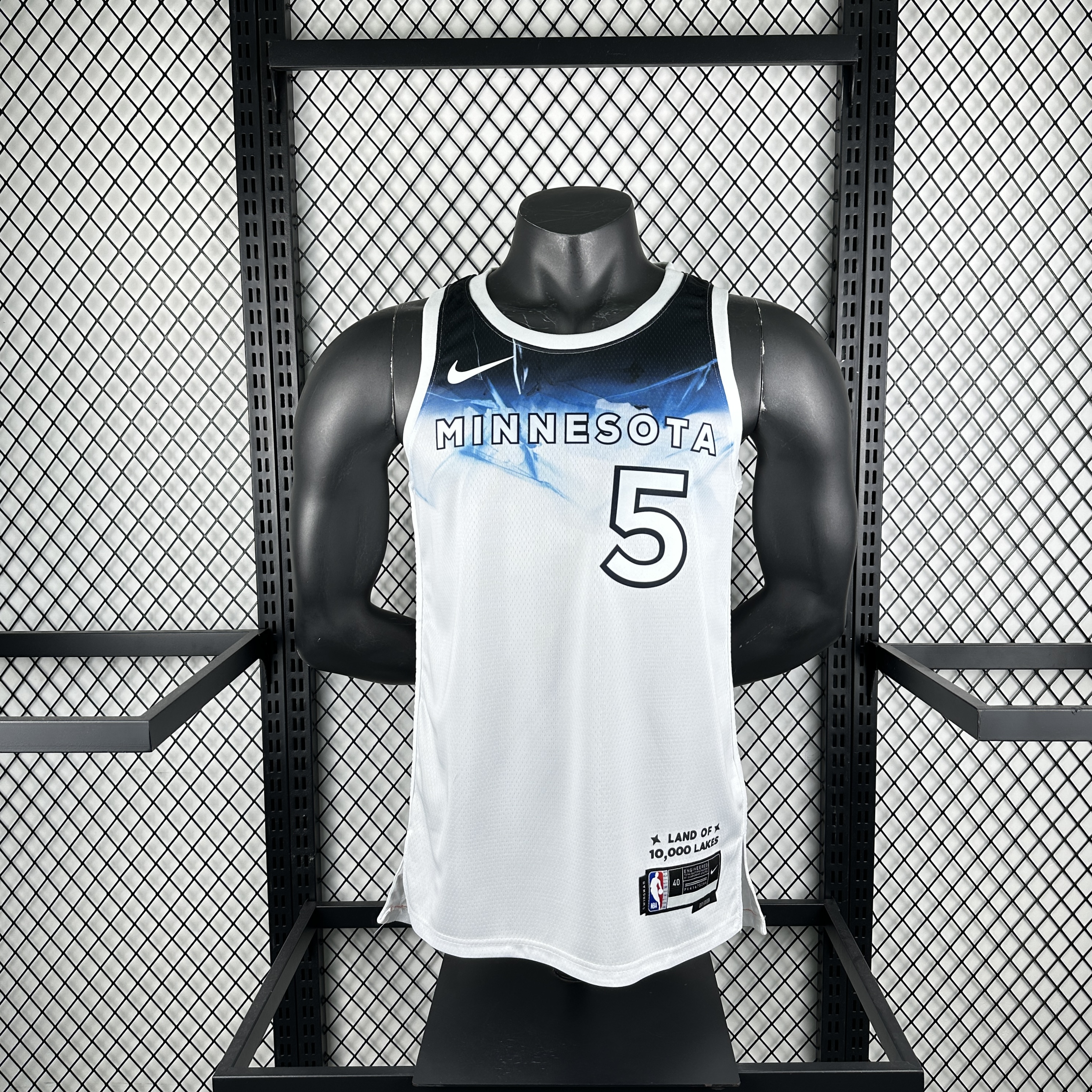 25th season Timberwolves City edition # 5 Edwards