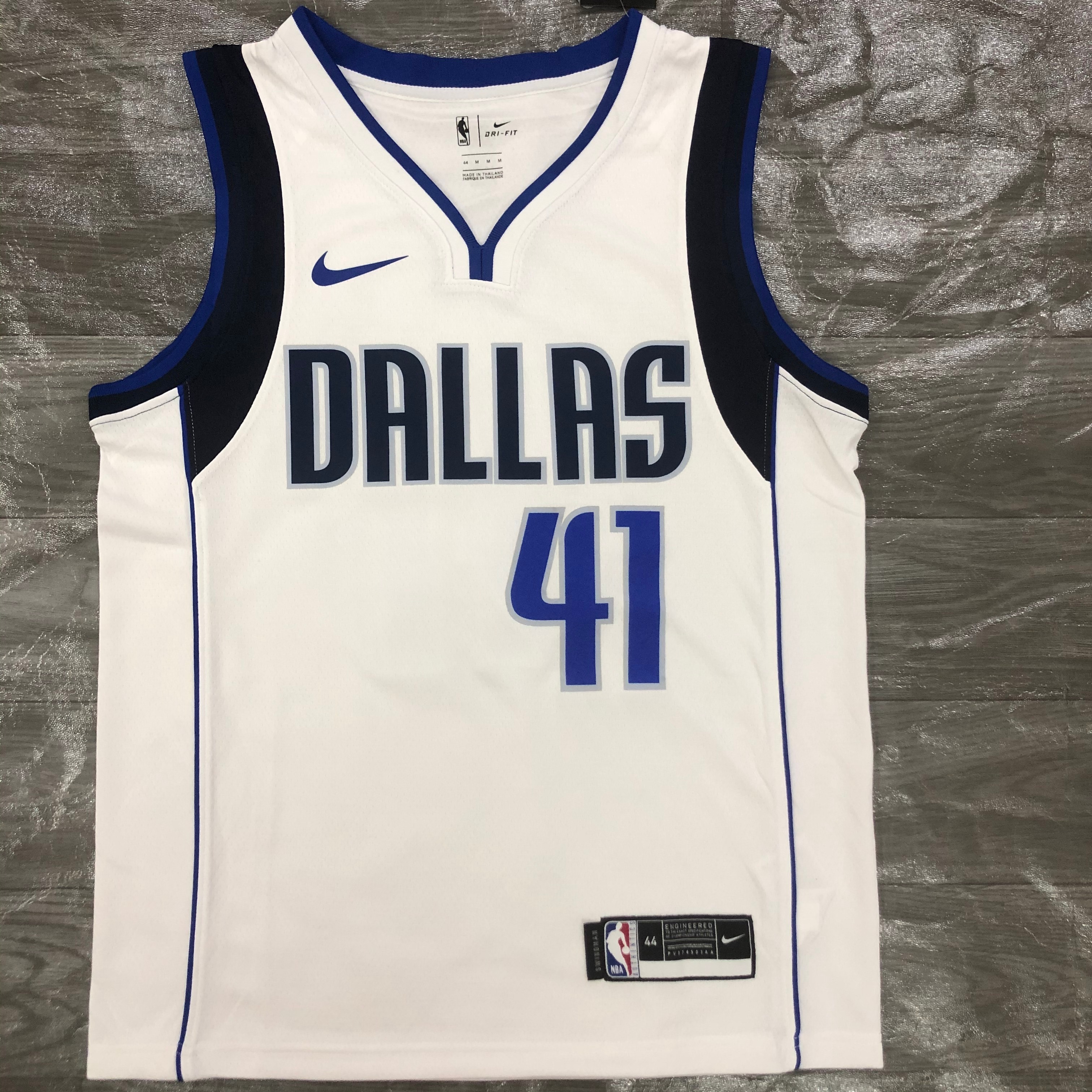 Lone Ranger home white 41 Nowitzki