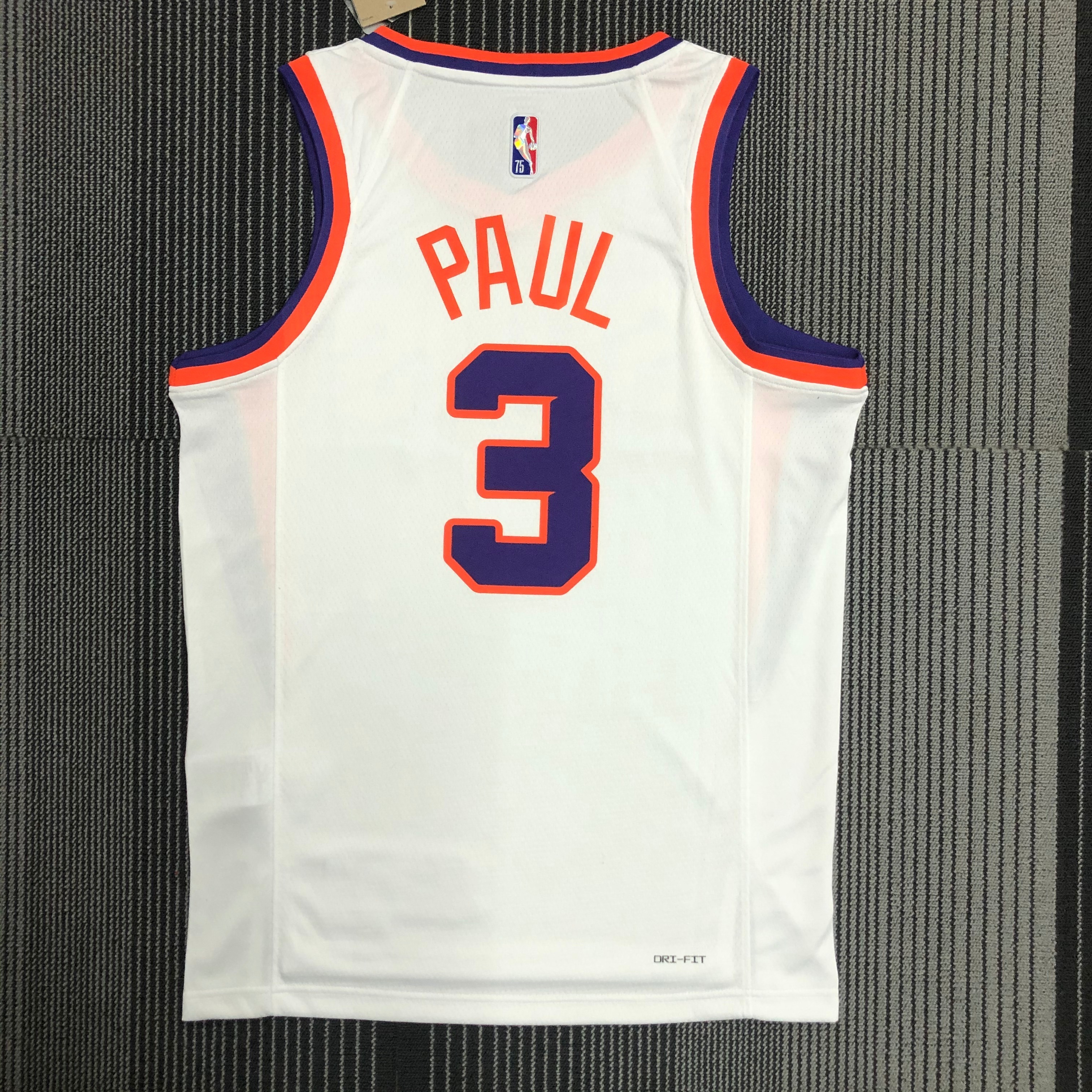 75th anniversary SUNS white No. 3 Paul