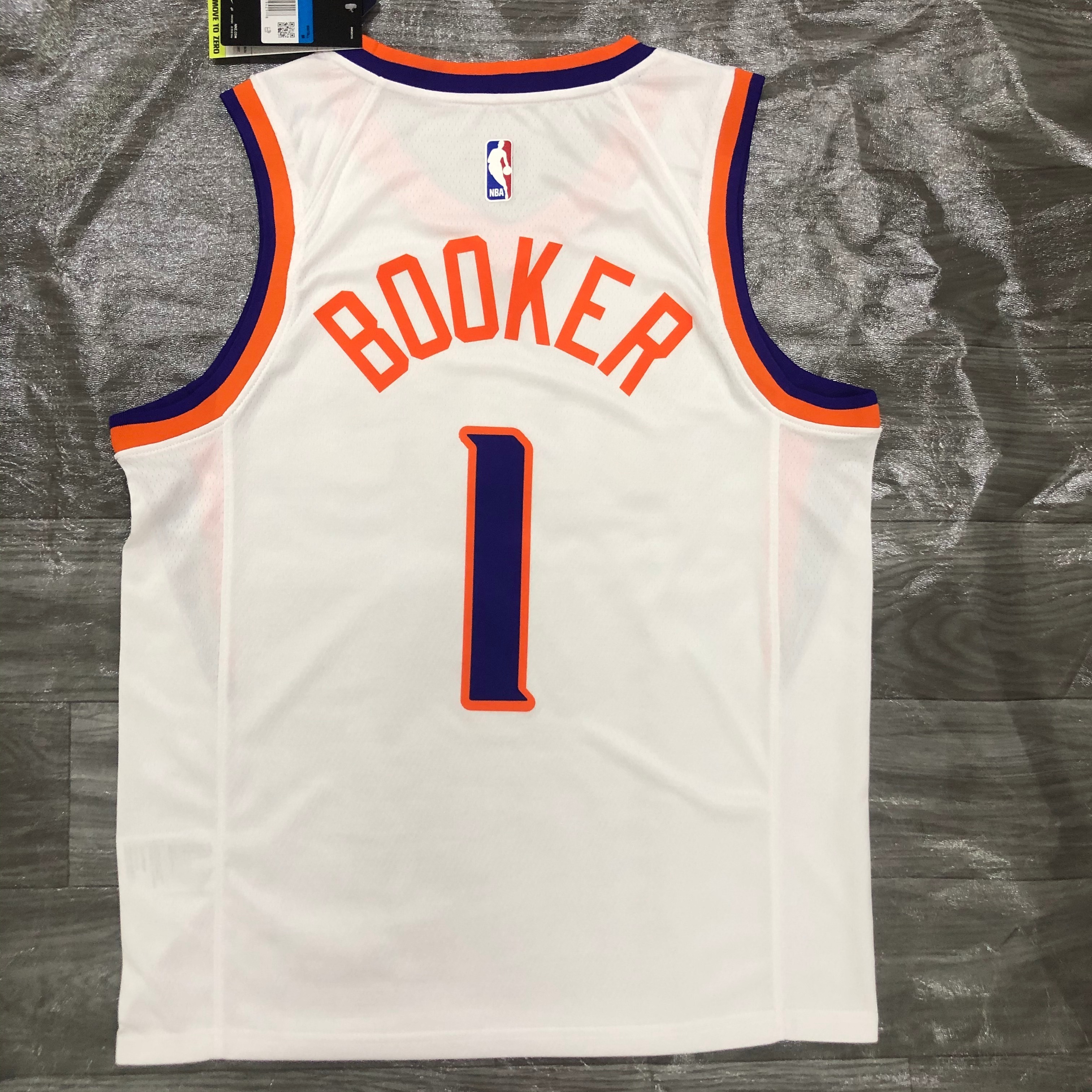 SUNS white number 1 Booker