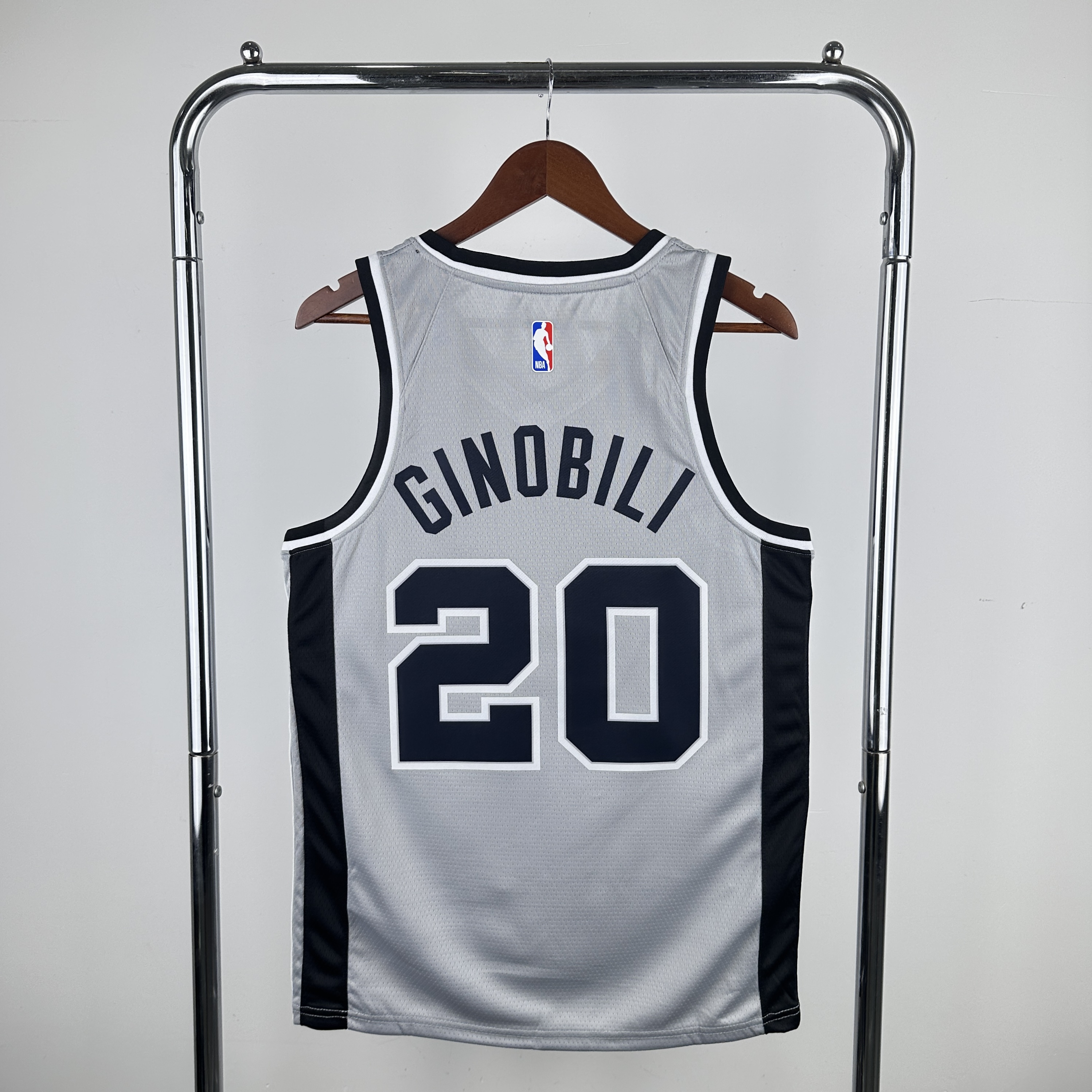 21 Spurs Grey Flyer limited number 20 Ginobili