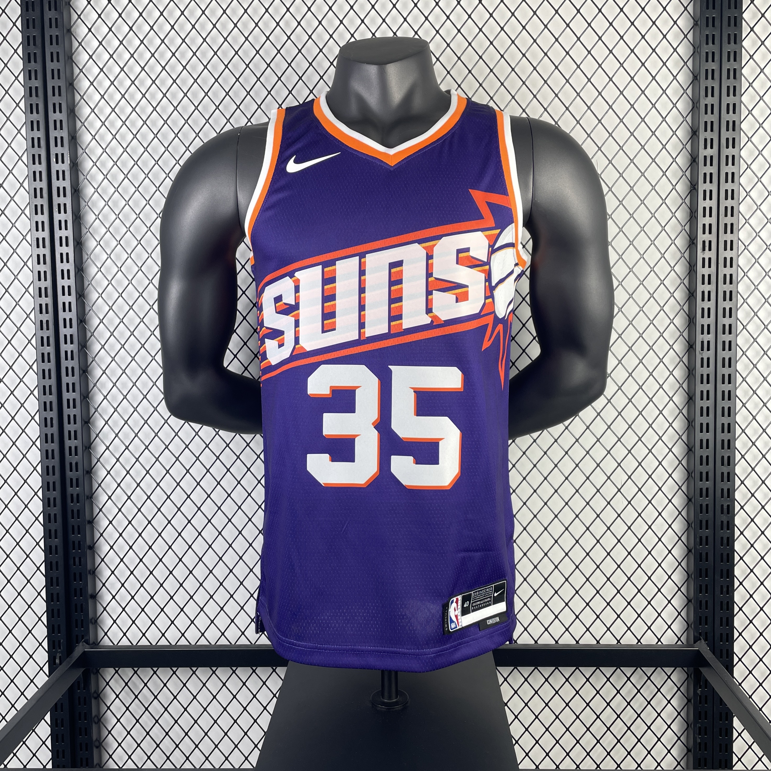 24 season SUNS away purple 35 Durant
