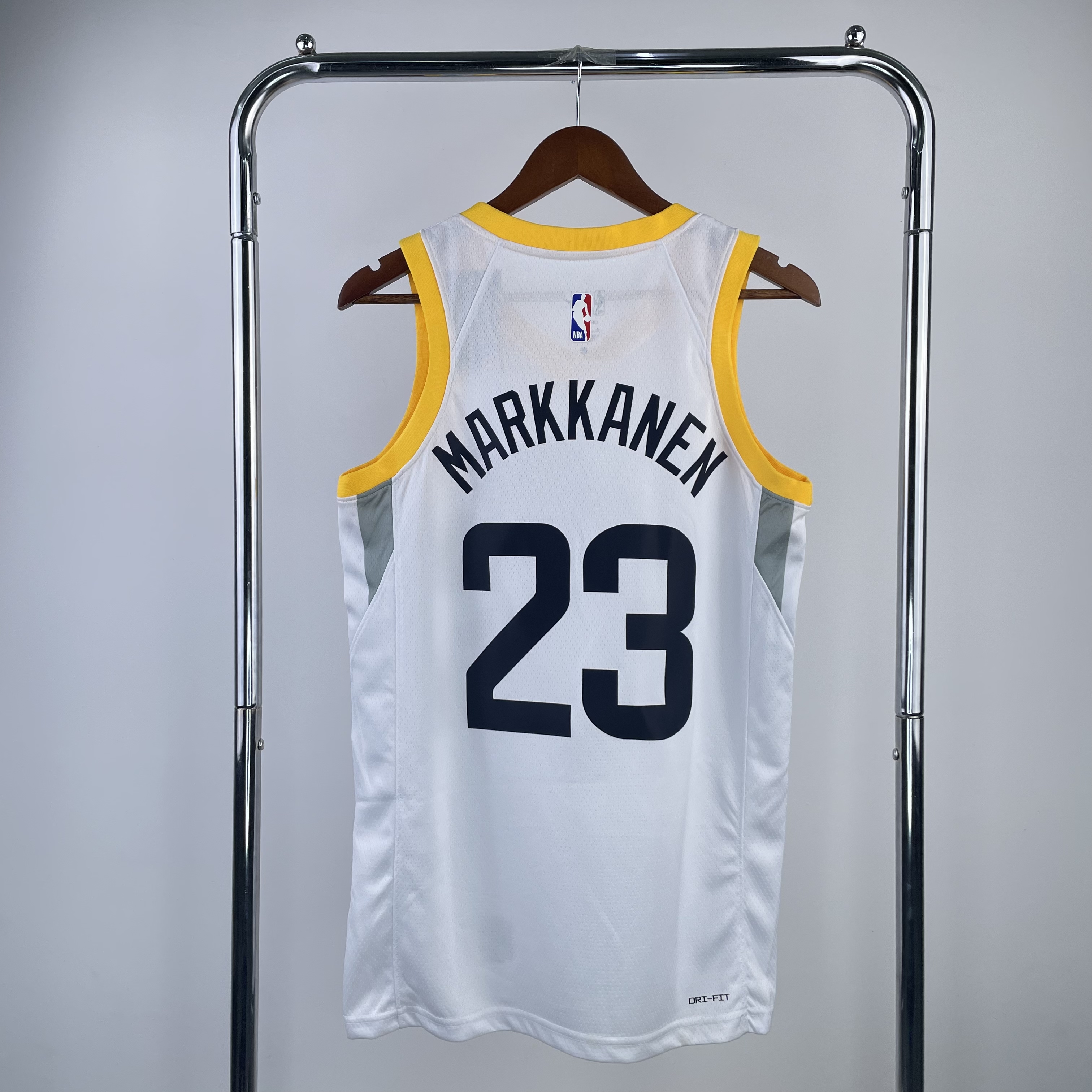 23 season Jazz home white 23 Markkanen