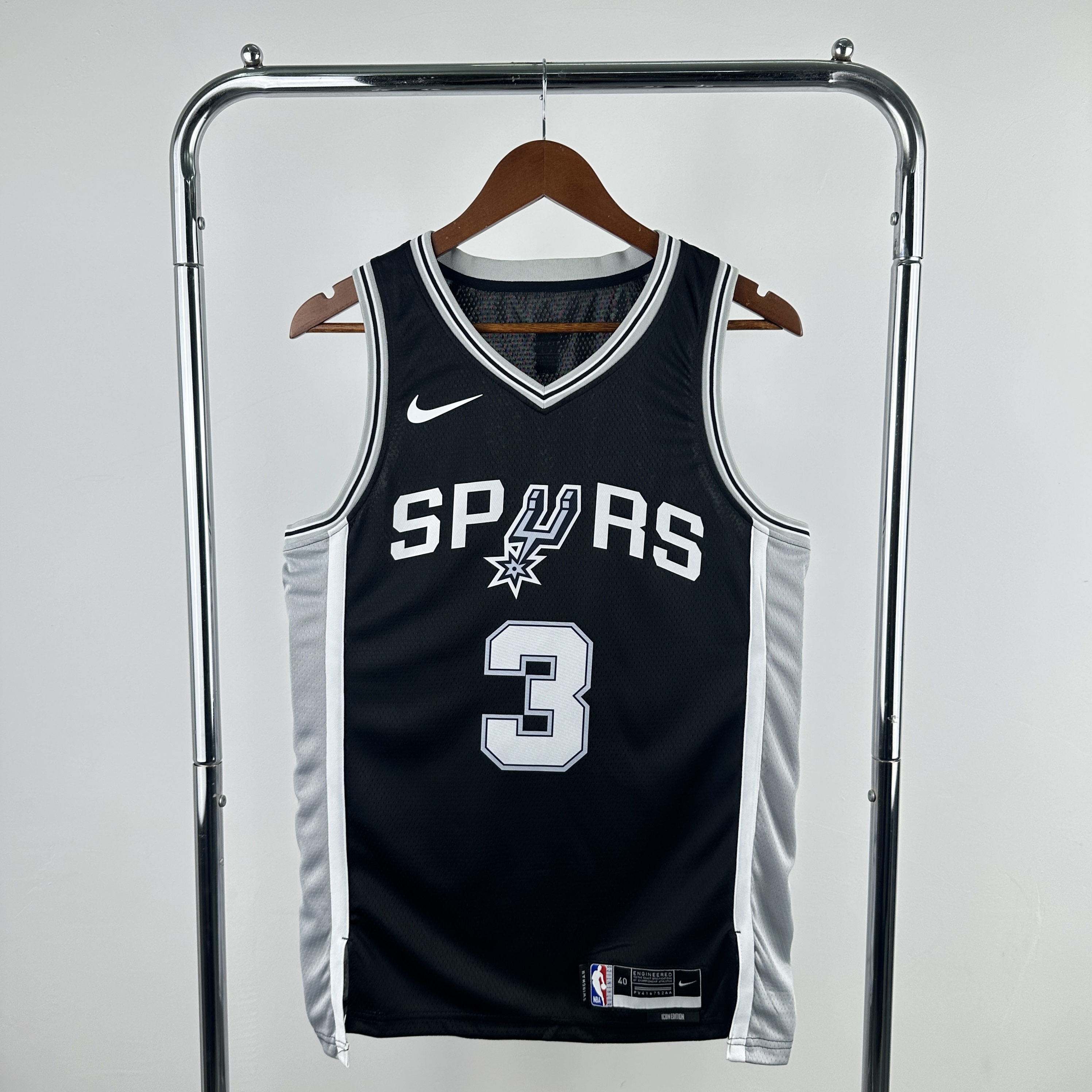 '23 Spurs black No. 3 Paul
