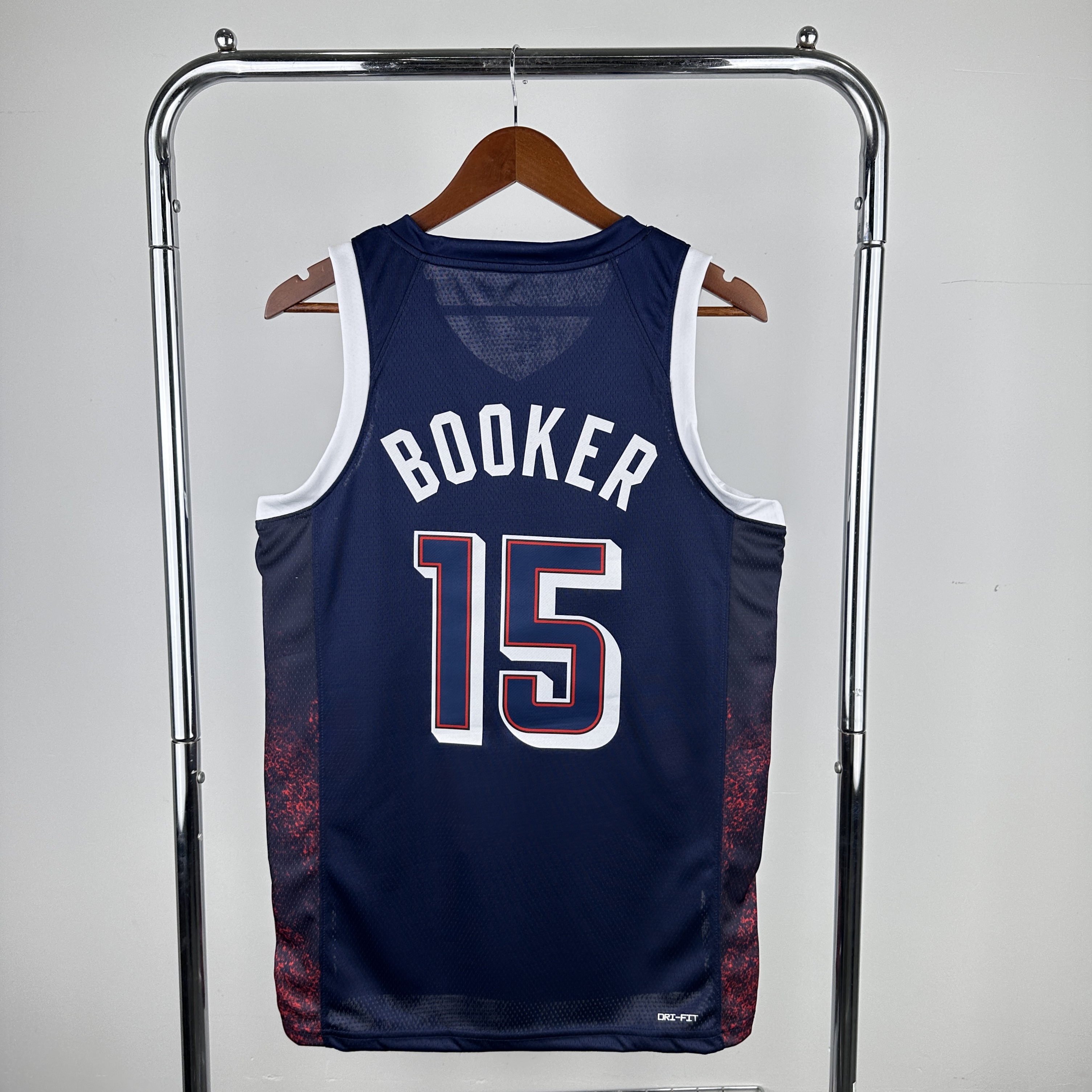 '24 Olympic Team USA Navy blue # 15 Booker