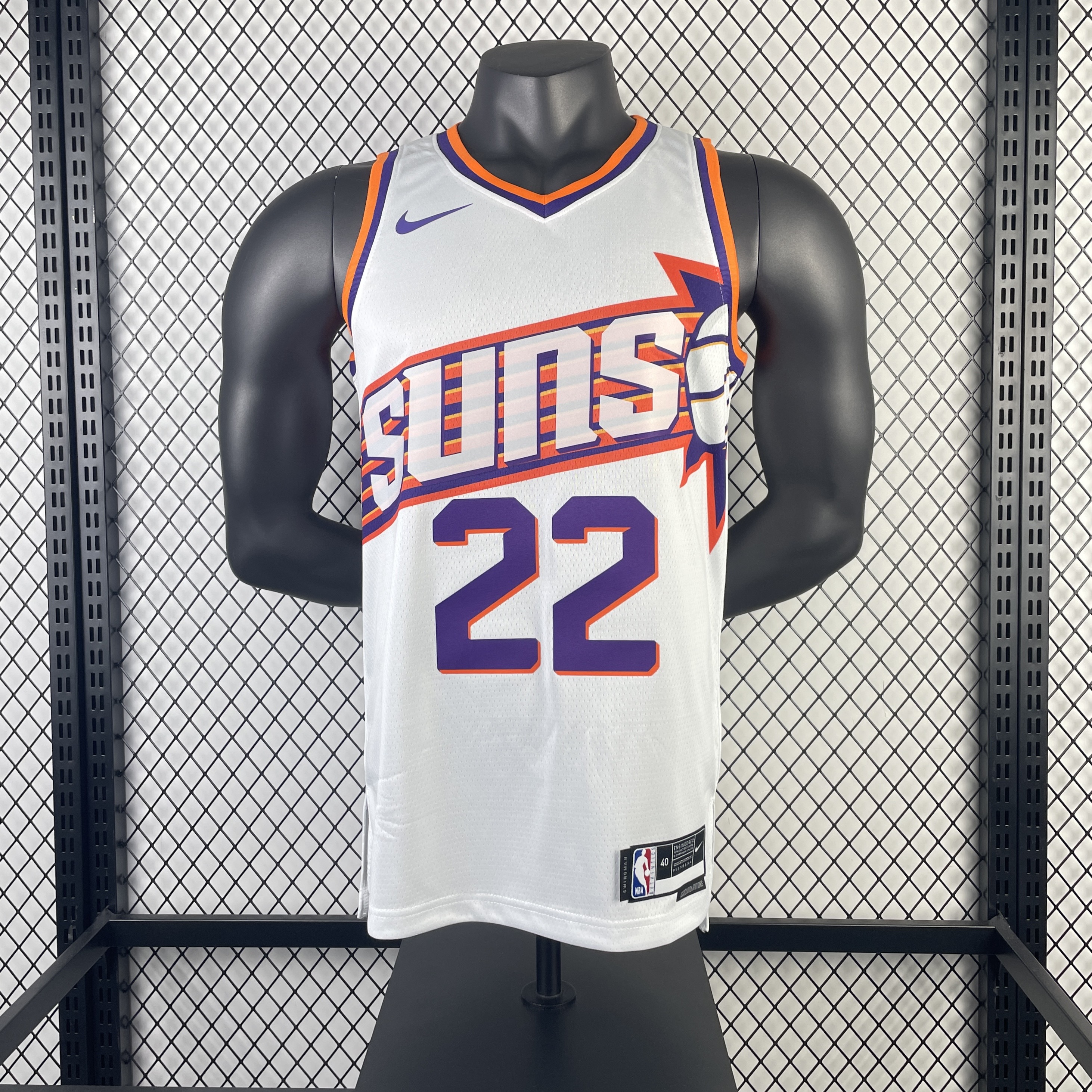 24 SUNS home white No. 22 Ayton