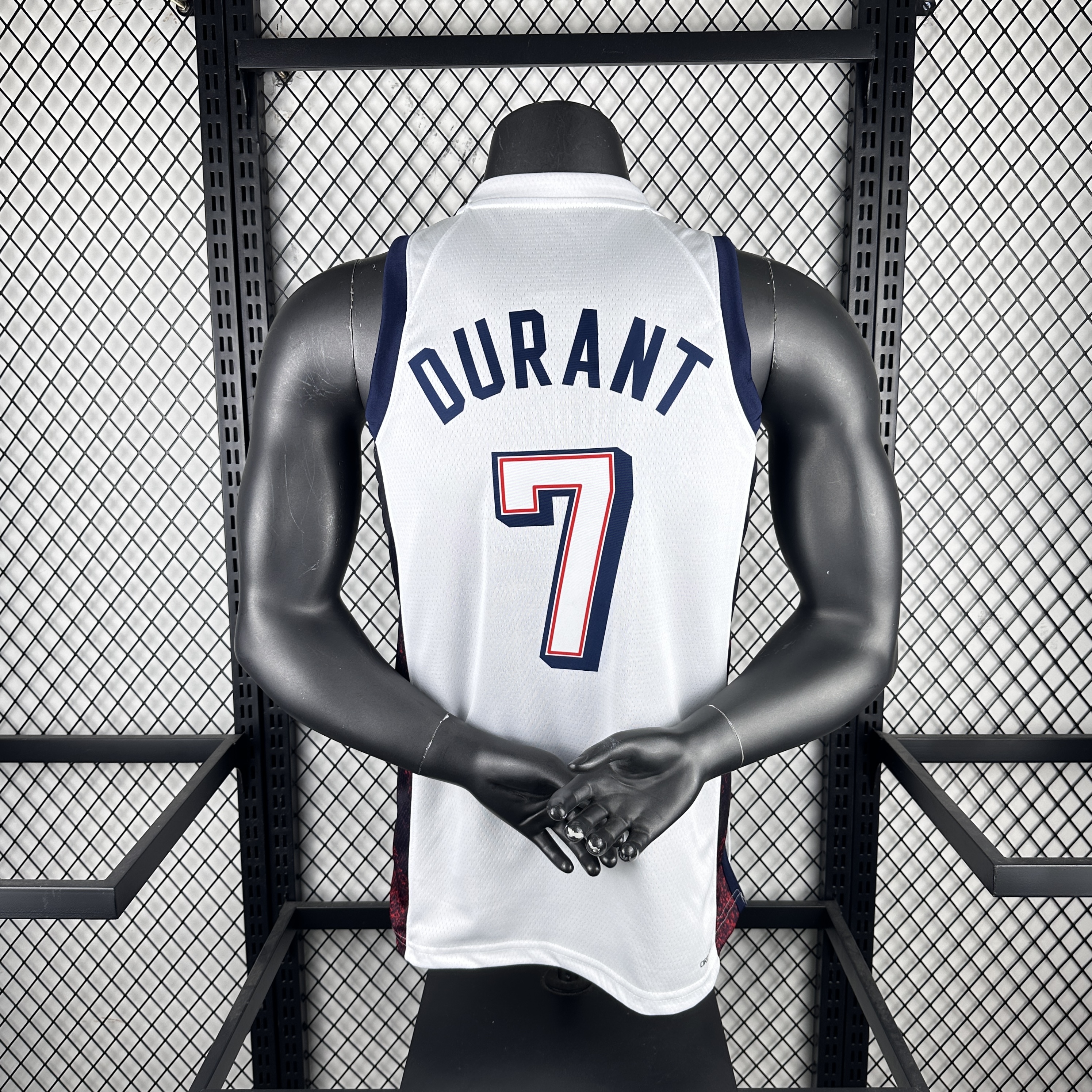 Team USA White No. 7 Durant at the '24 Olympics