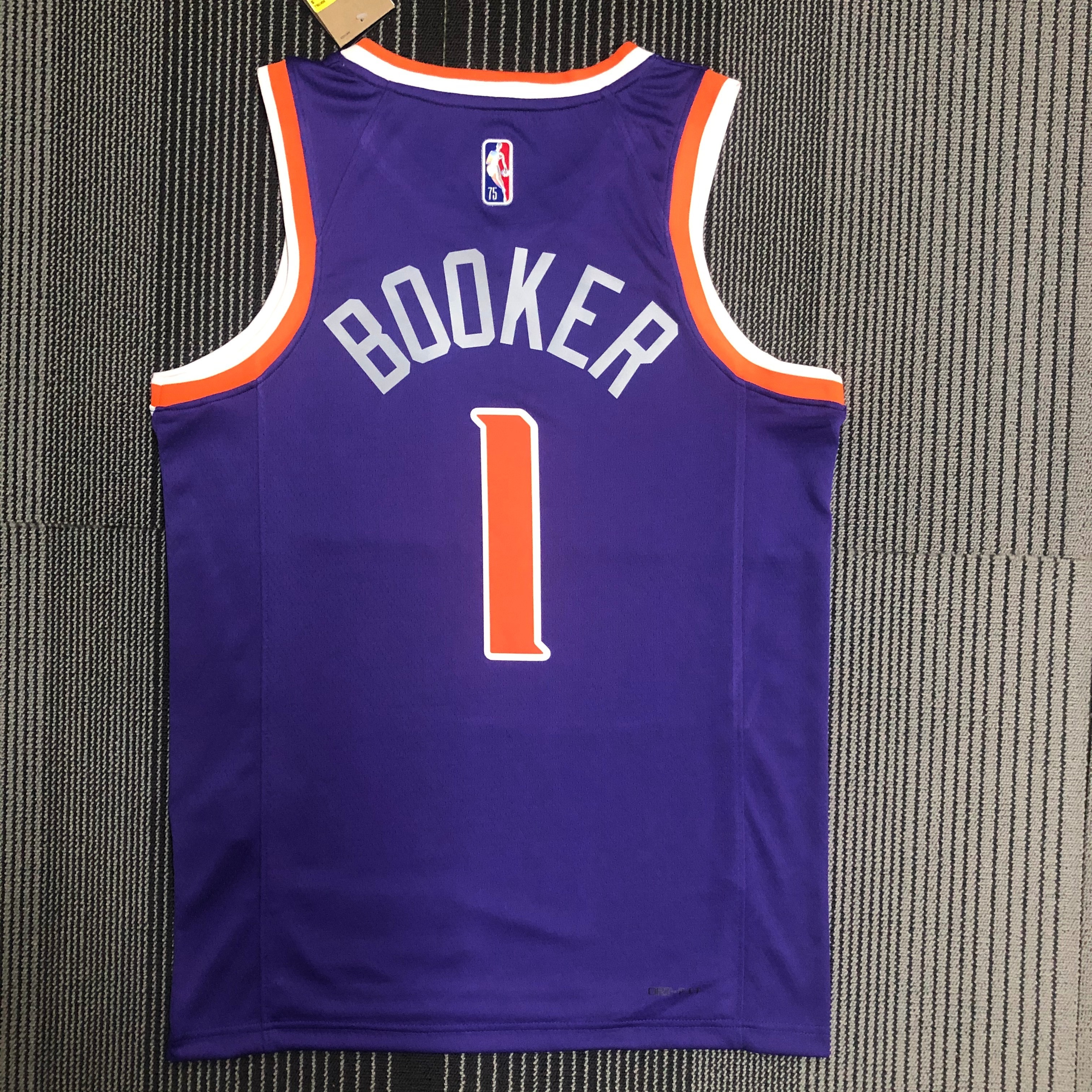75th anniversary SUNS purple No. 1 Booker