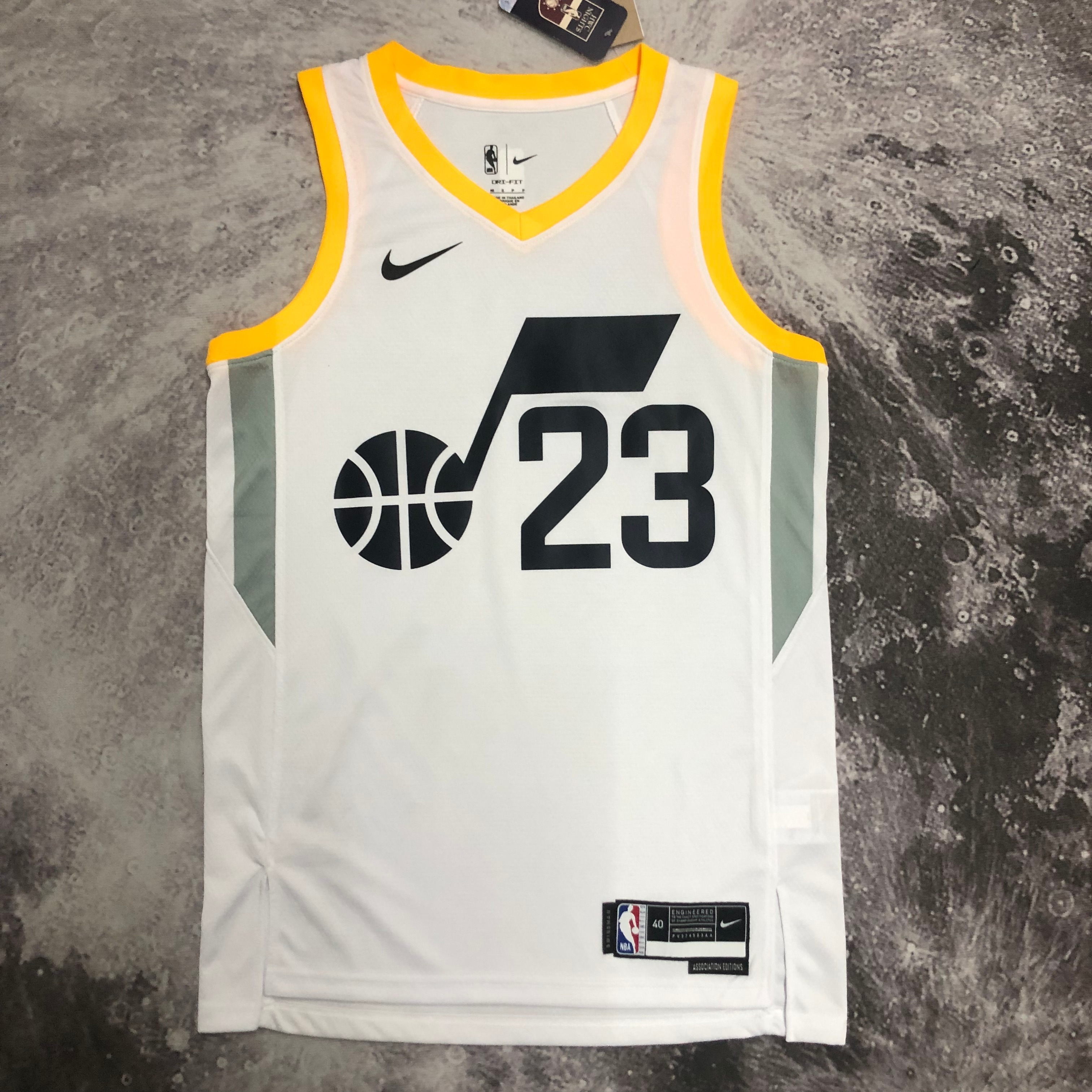 23 season Jazz home white 23 Markkanen