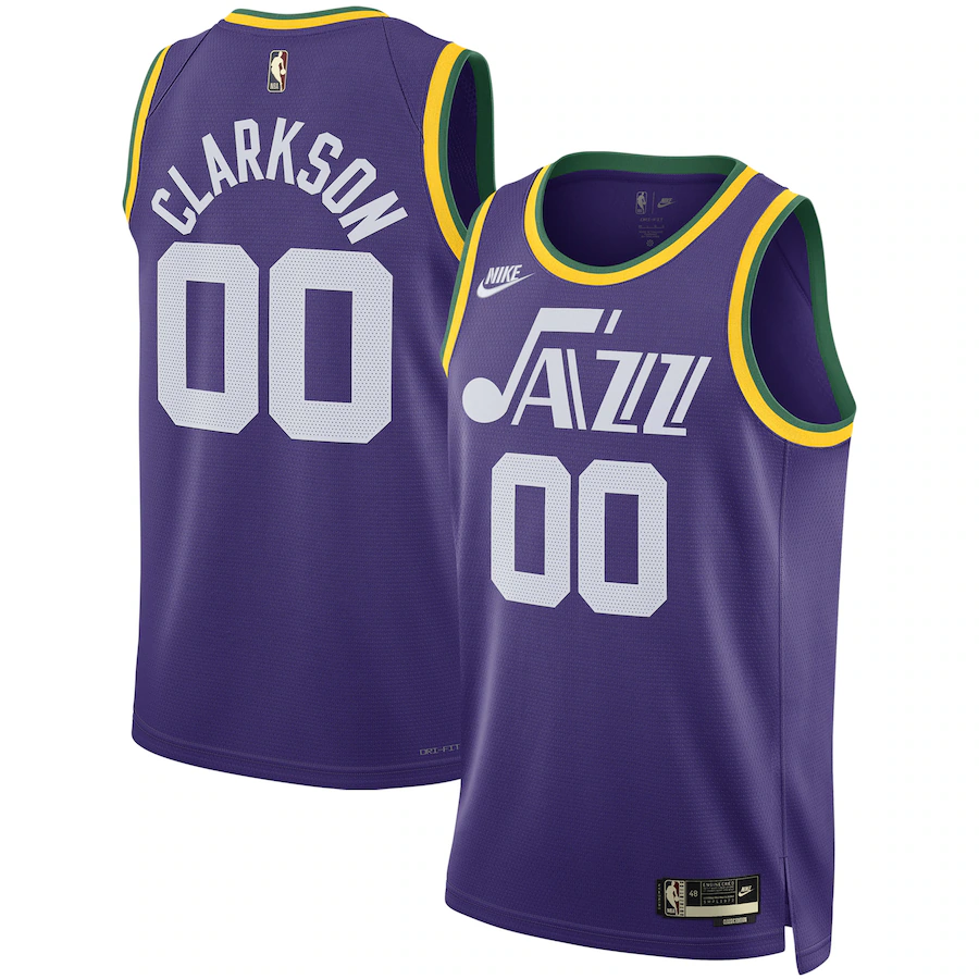 Season 24 Jazz throwback No. 00 Clarkson