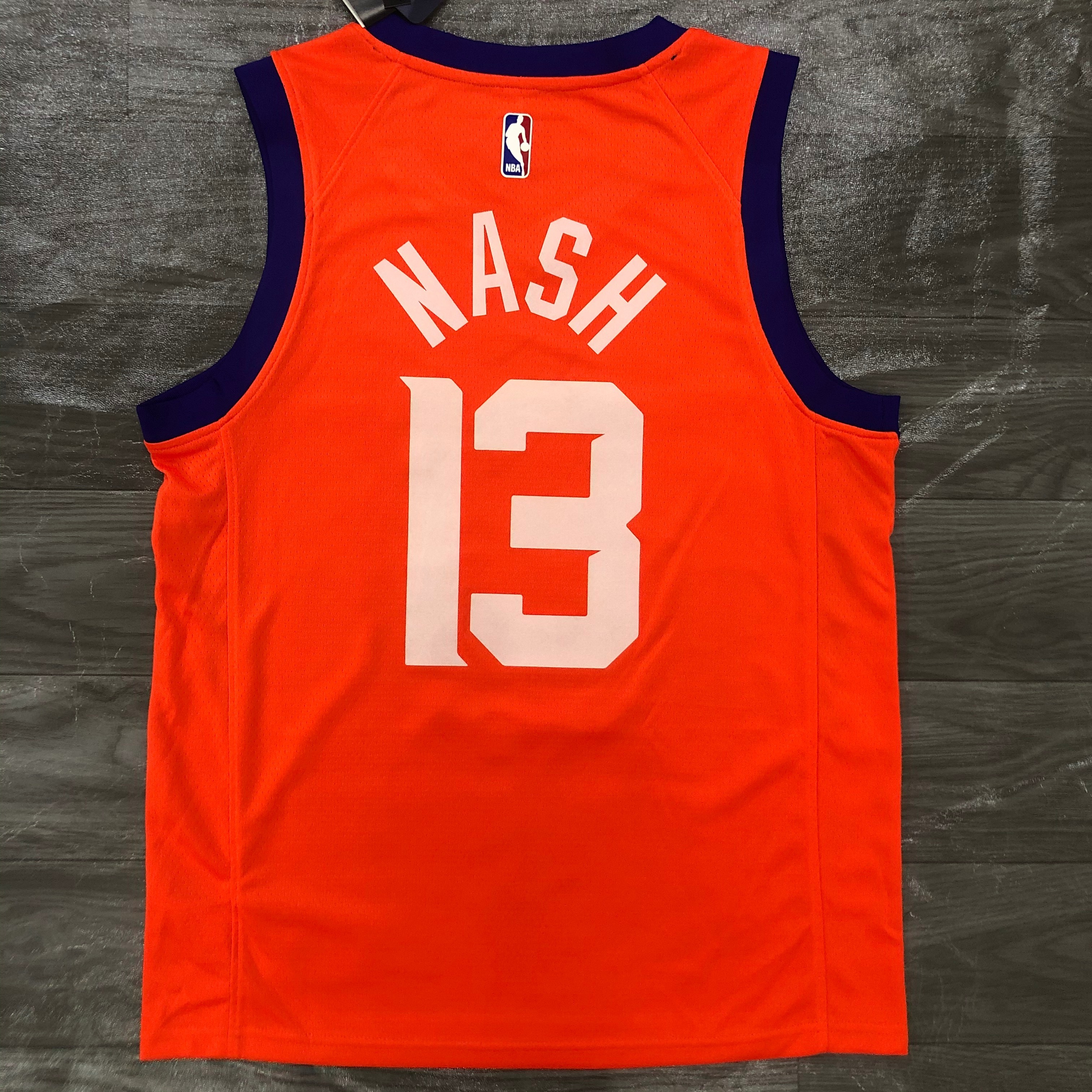 21 SUNS Jordan theme orange # 13 Nash
