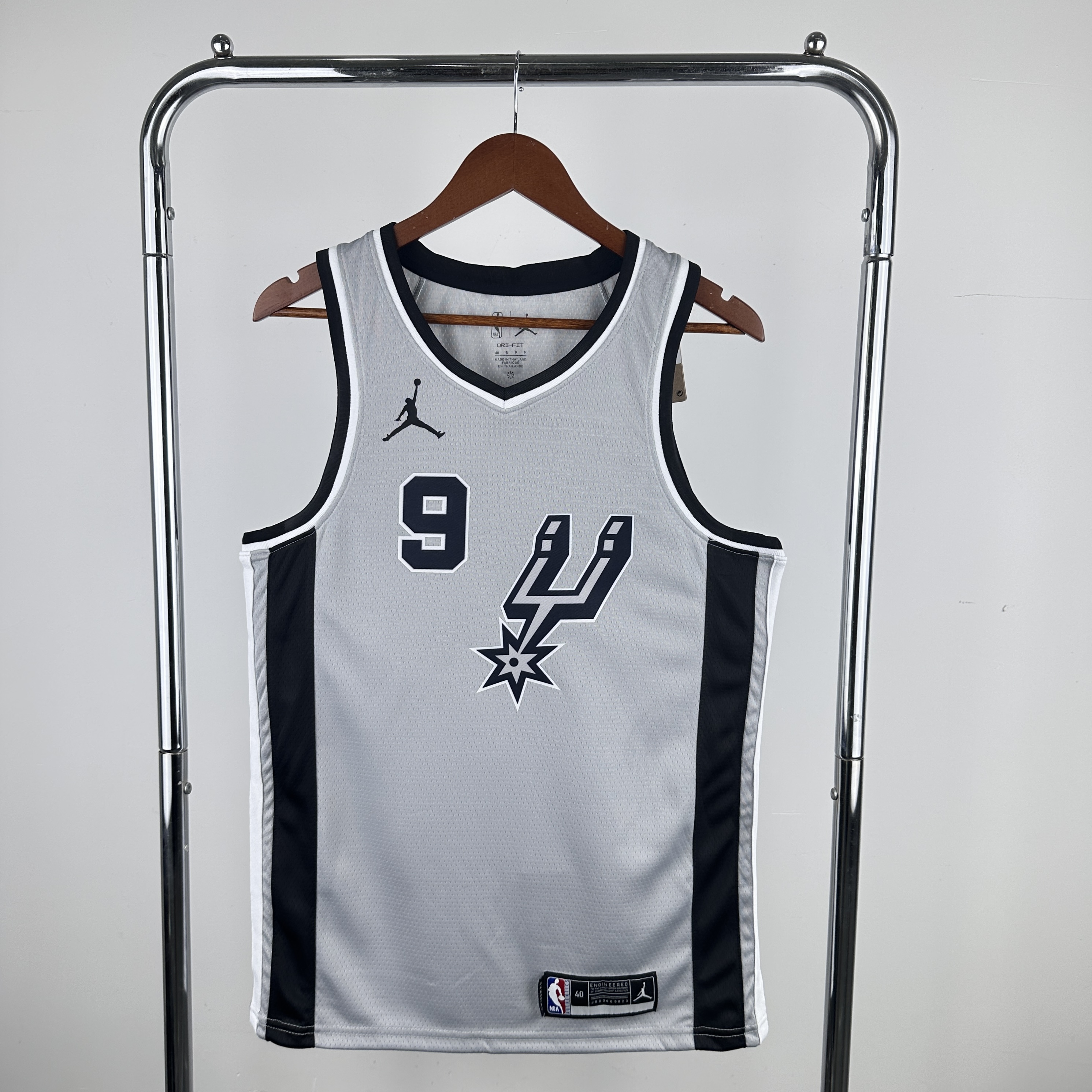 21 season Spurs gray Flyers limited number 9 Parker
