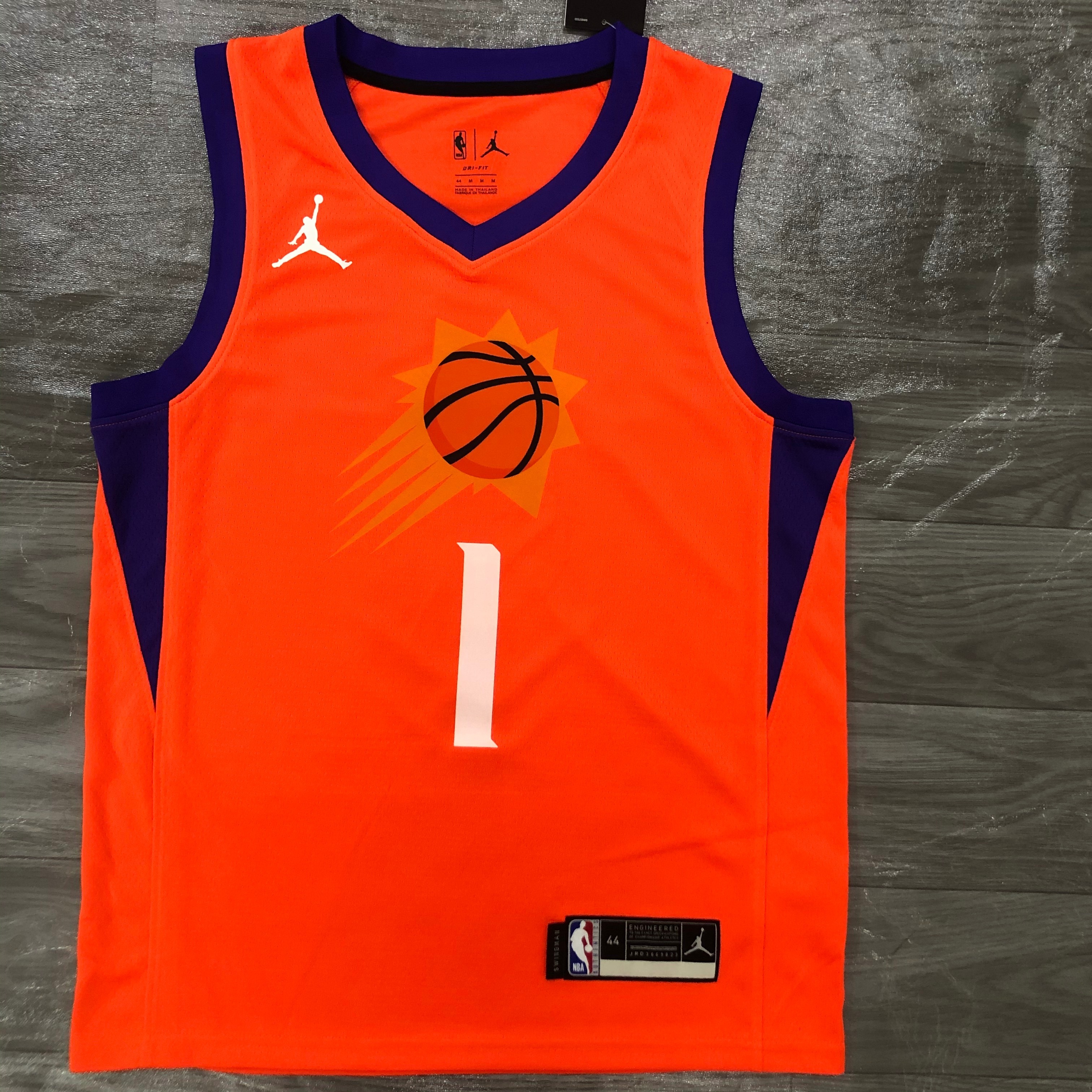 21 SUNS Jordan theme Orange # 1 Booker