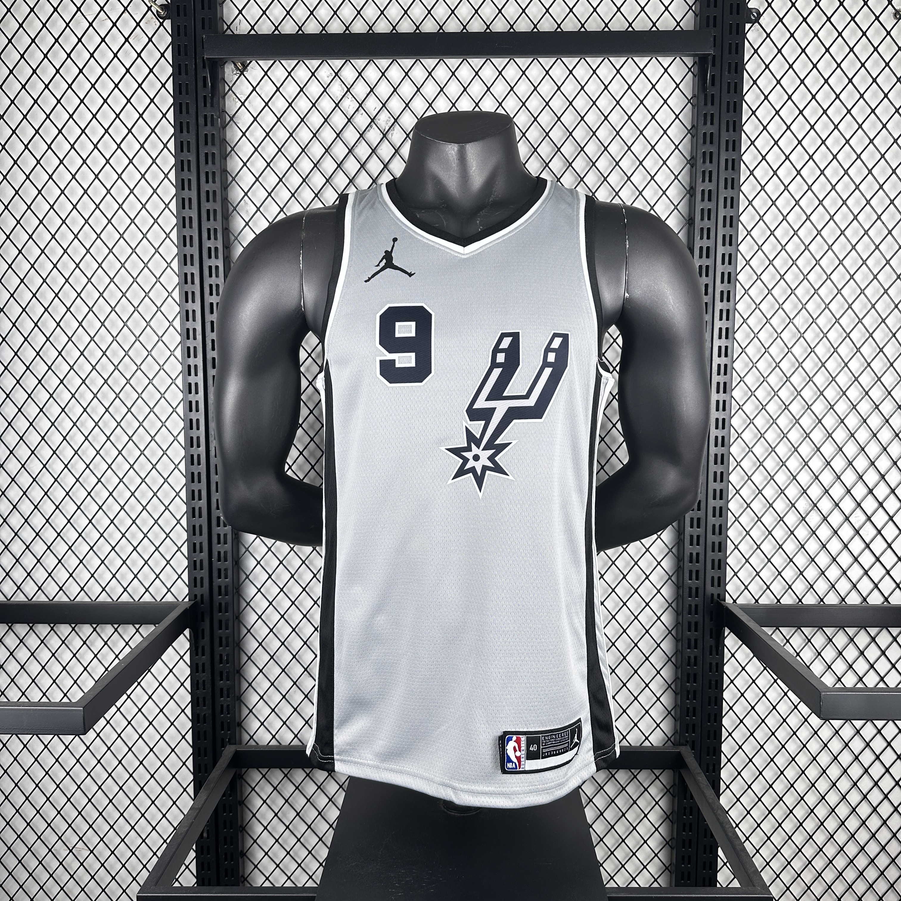 21 season Spurs gray Flyers limited number 9 Parker