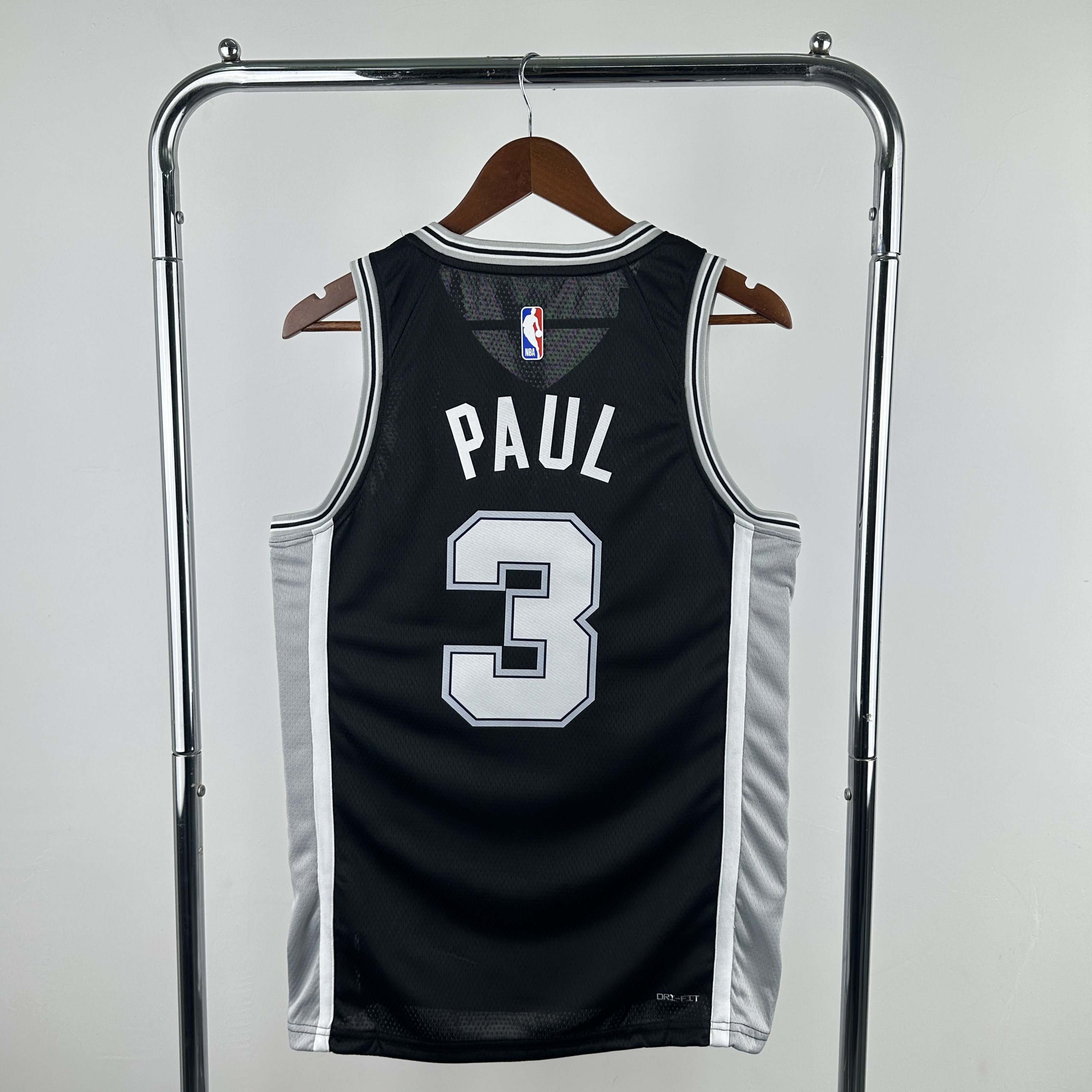 '23 Spurs black No. 3 Paul
