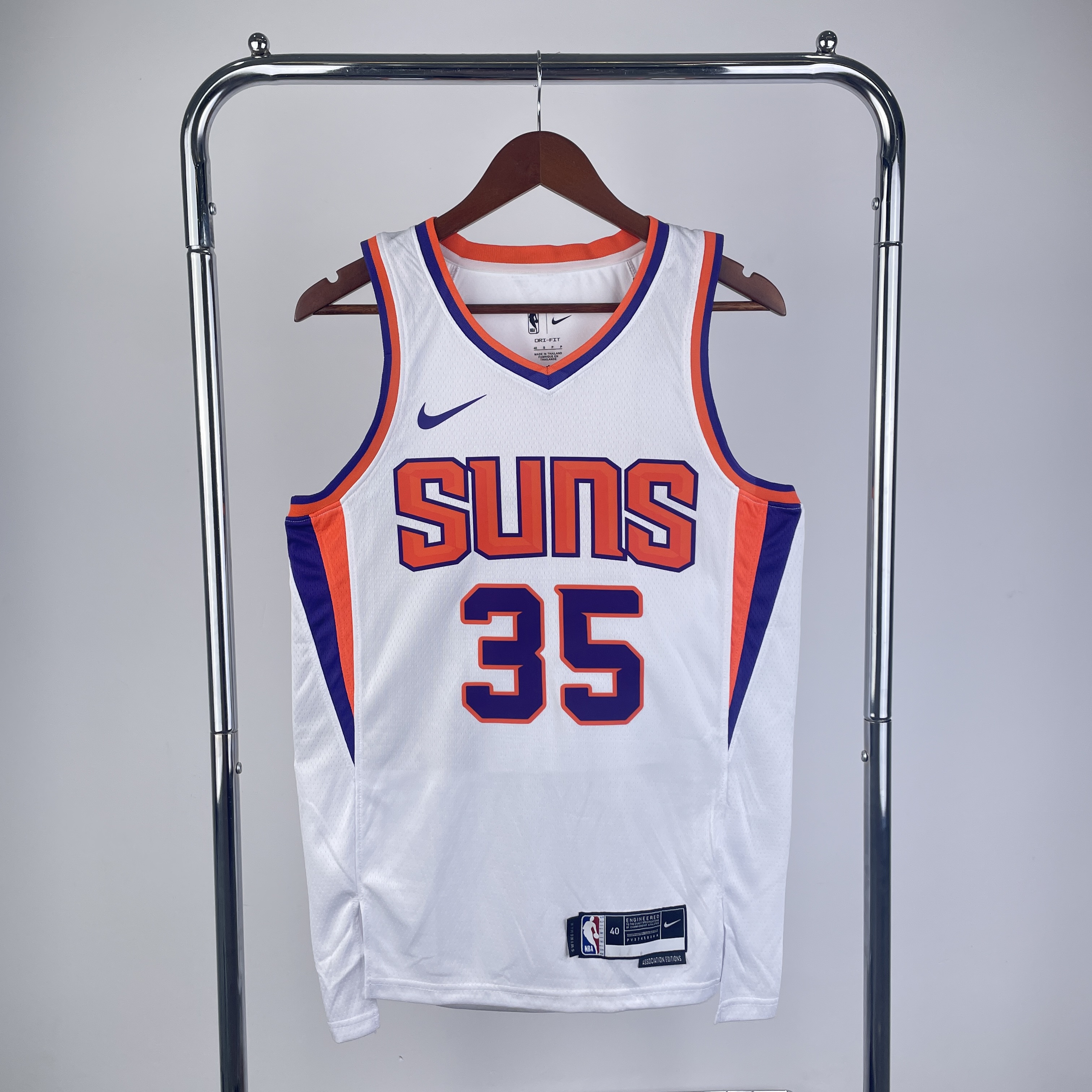 23 SUNS white # 35 Durant