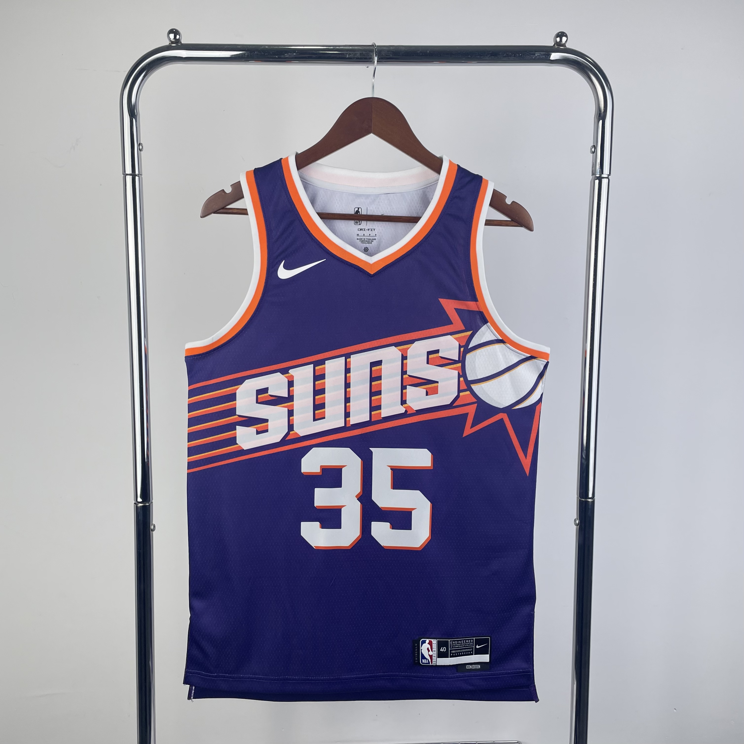 24 season SUNS away purple 35 Durant