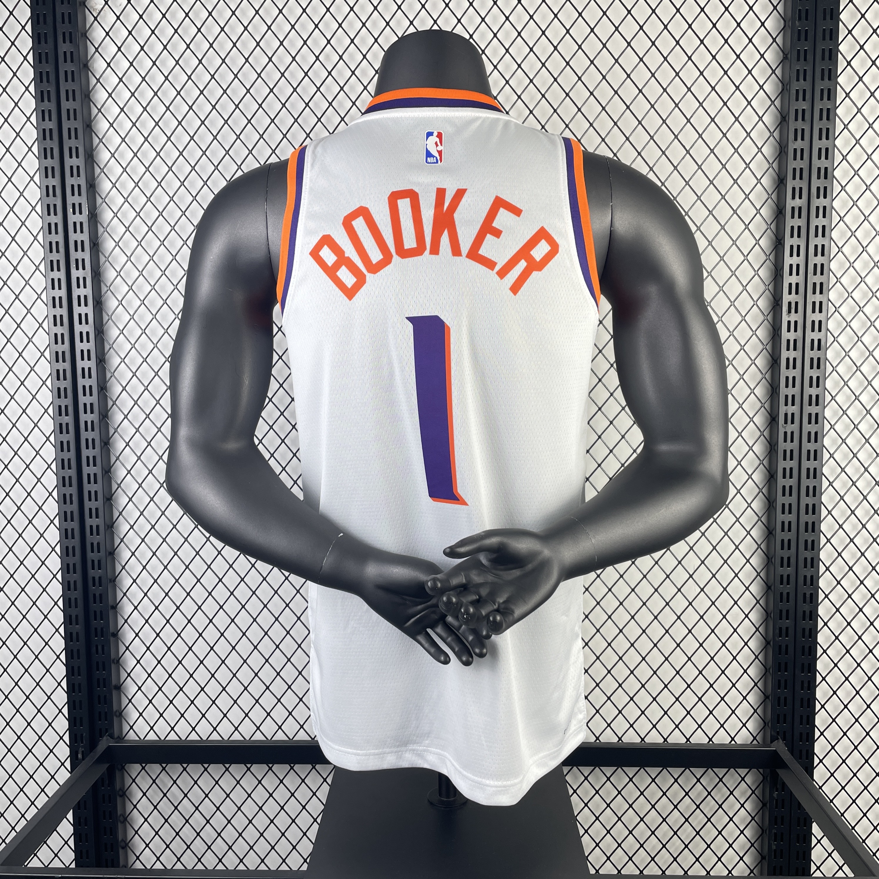 24 SUNS home white No. 1 Booker