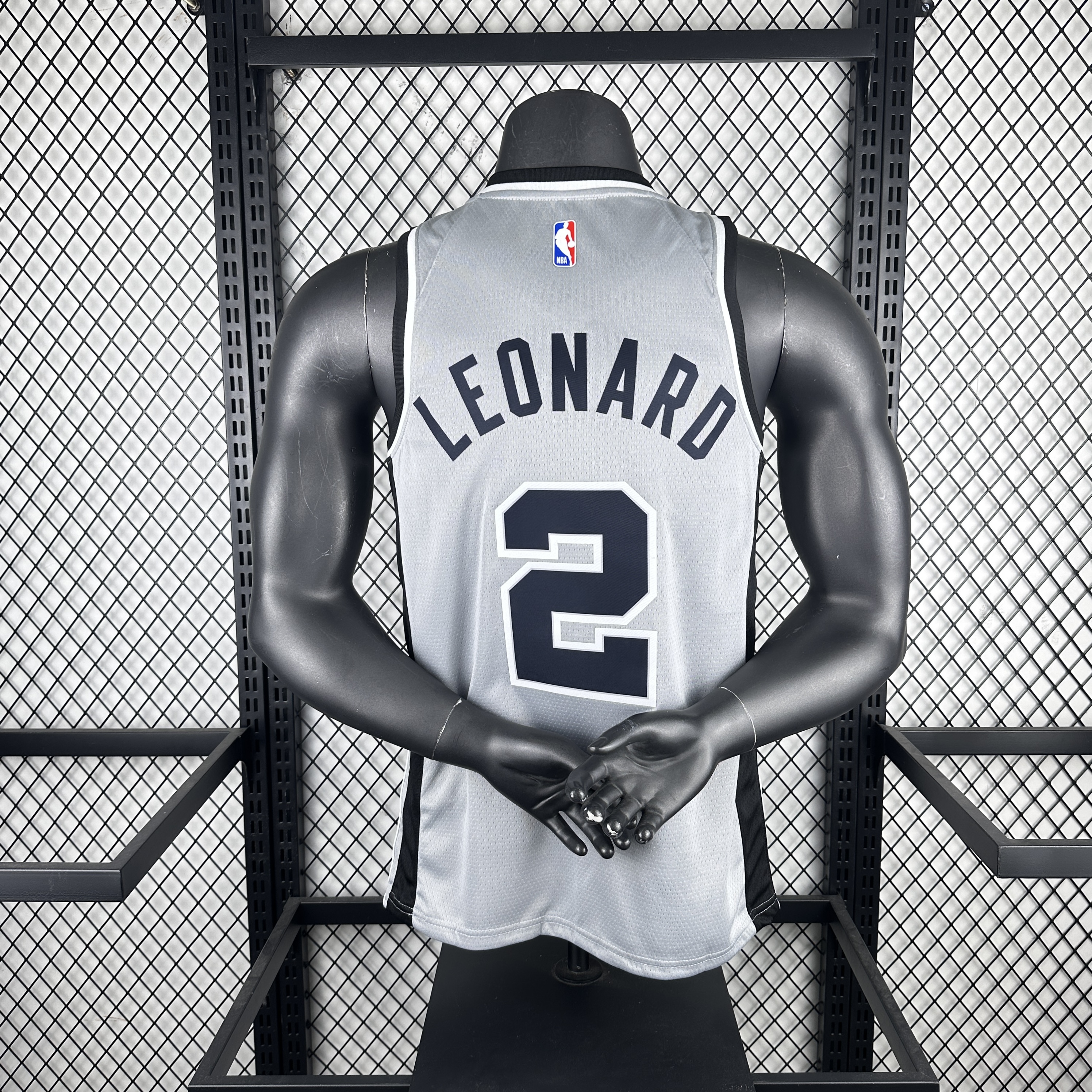 The 21 season Spurs gray flying man limited number 2 Leonard