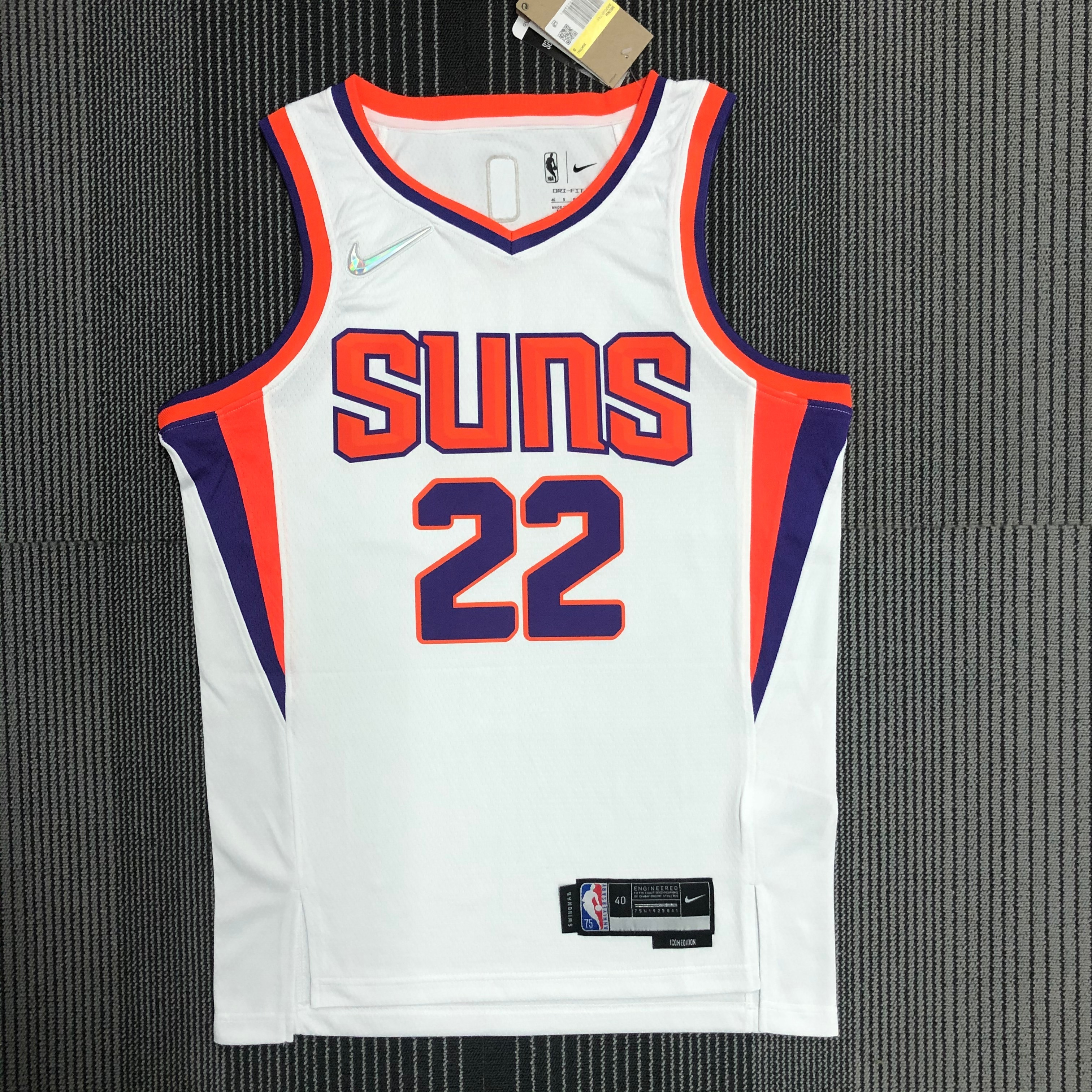 75th anniversary SUNS white No. 22 Ayton