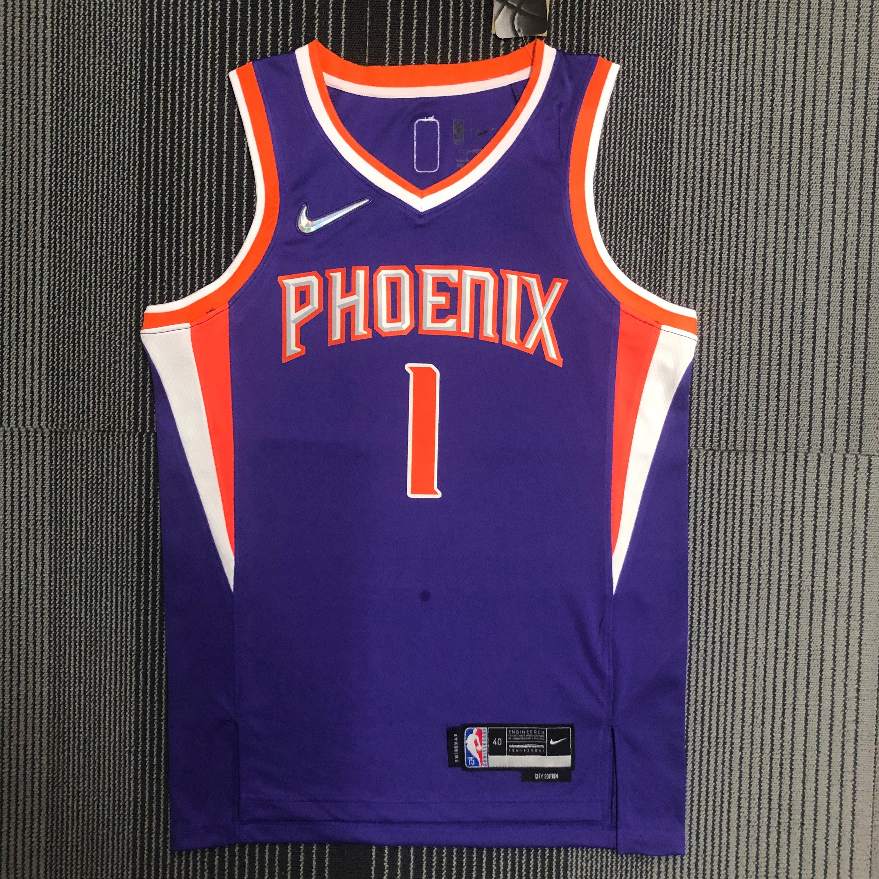 75th anniversary SUNS purple No. 1 Booker