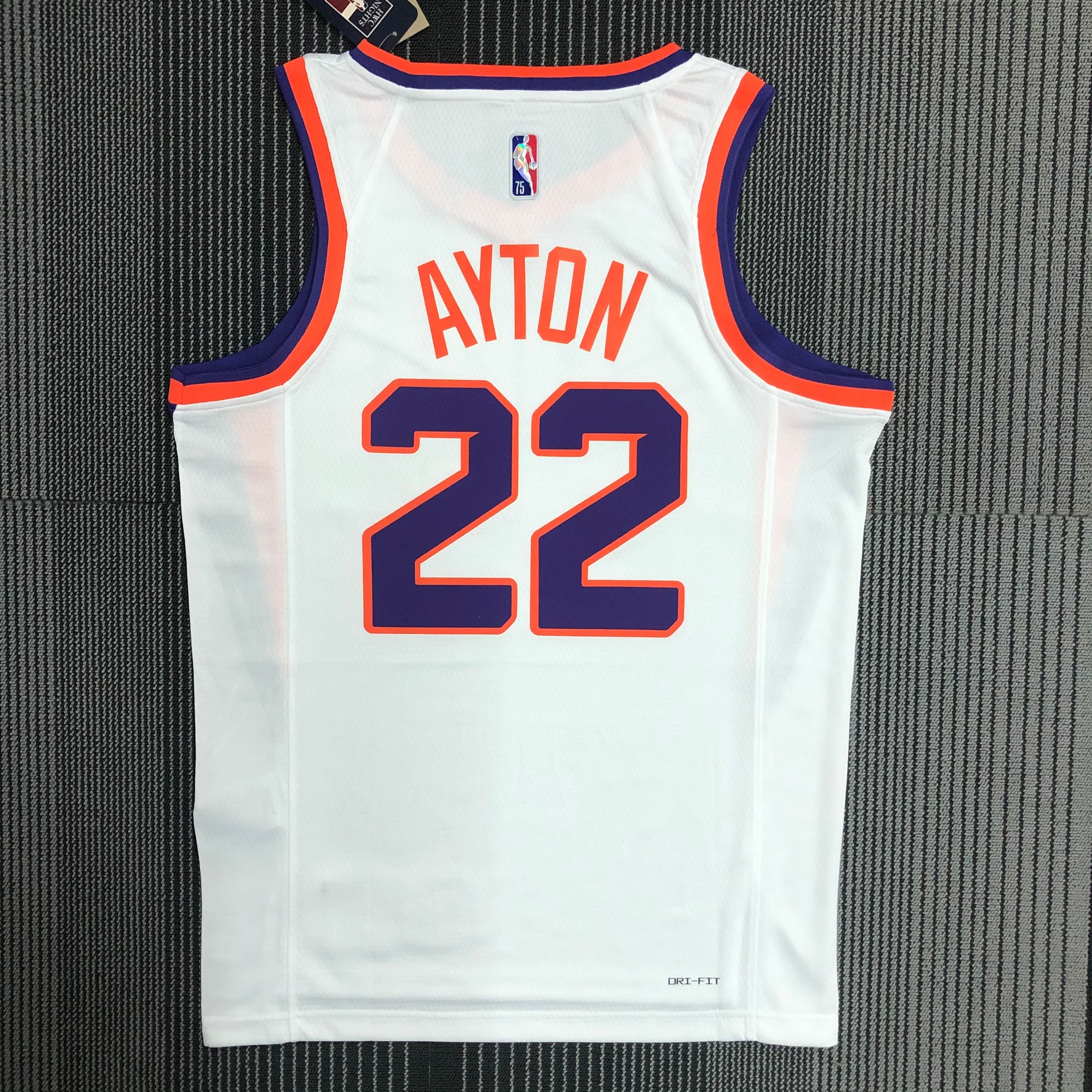 75th anniversary SUNS white No. 22 Ayton