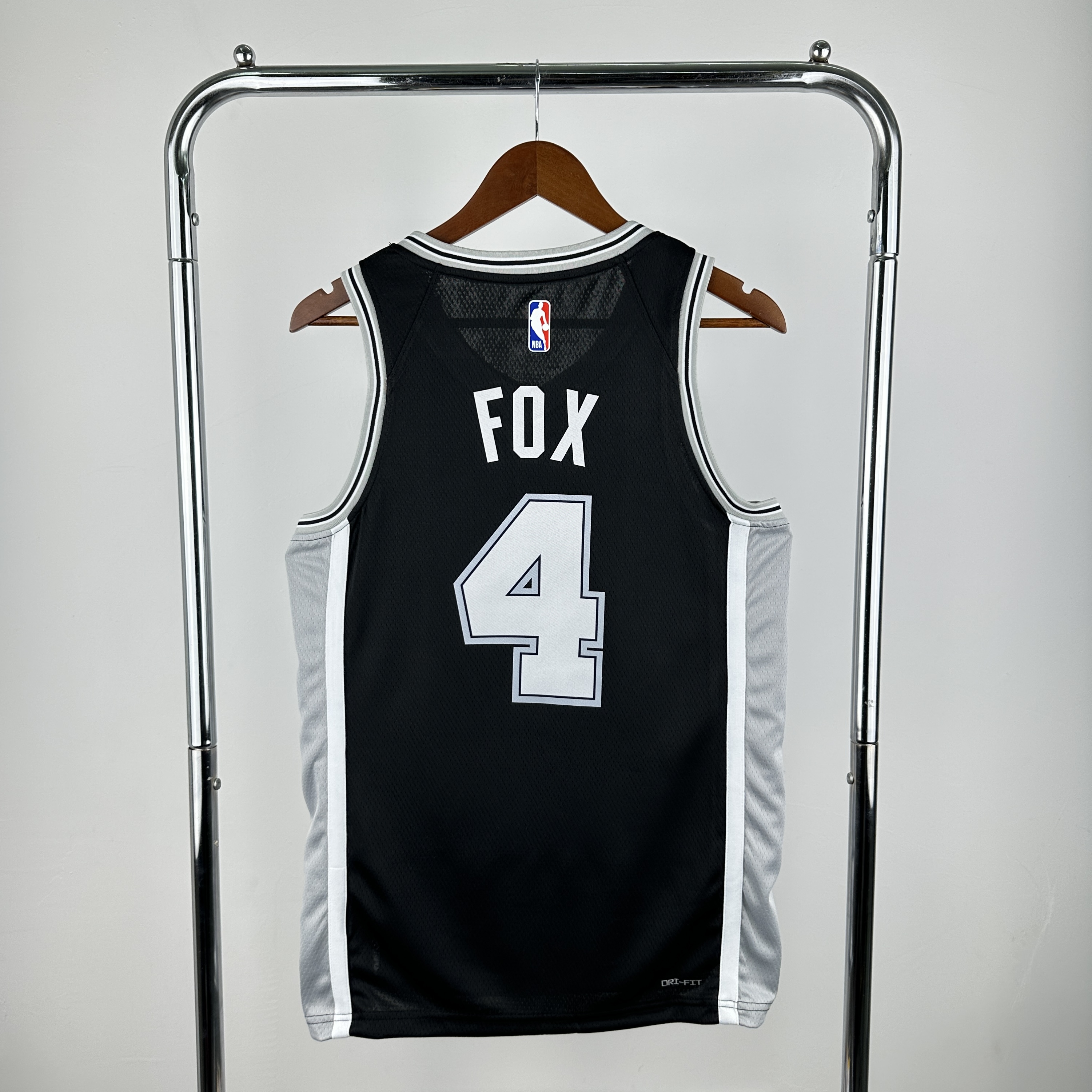 Spurs Black number 4 Fox