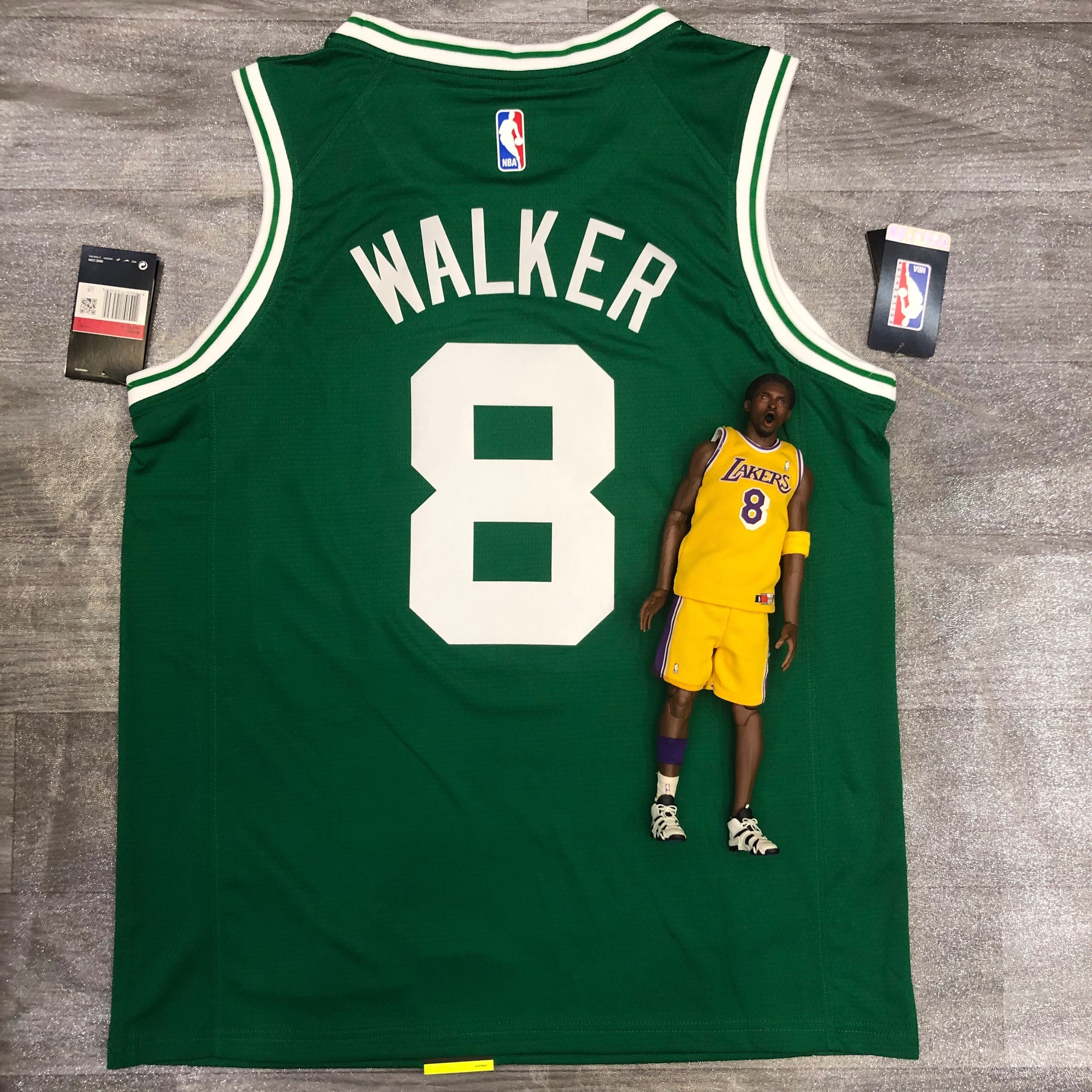 Celtics throwback green number 8 Walker