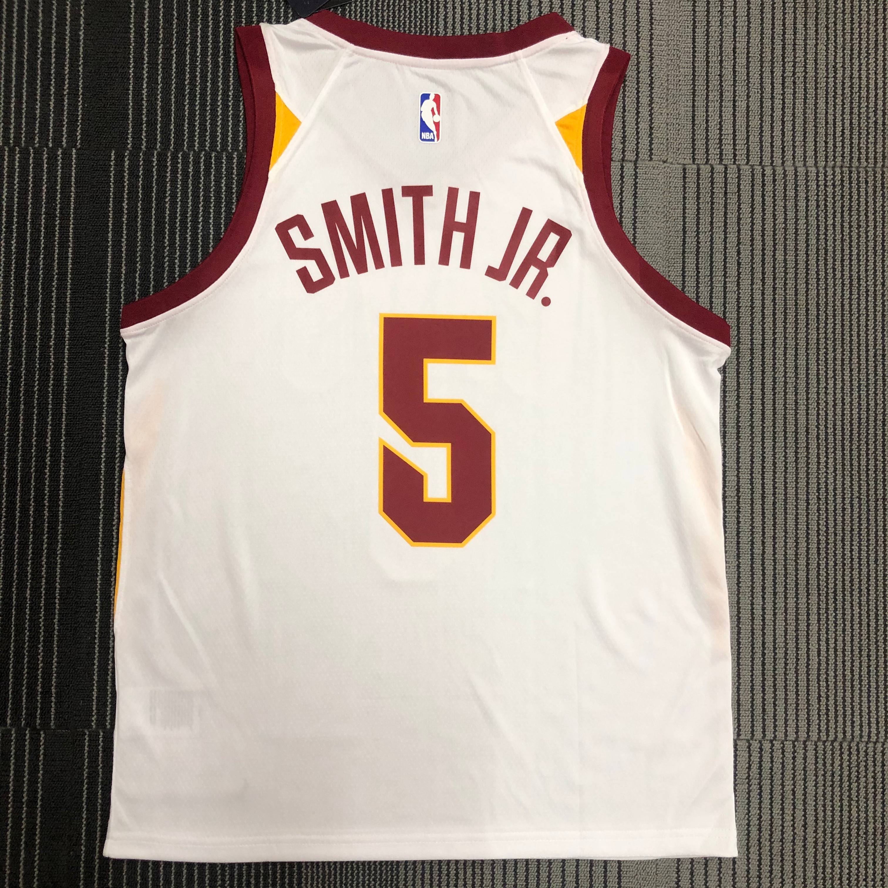 Cavaliers white No. 5 Smith JR