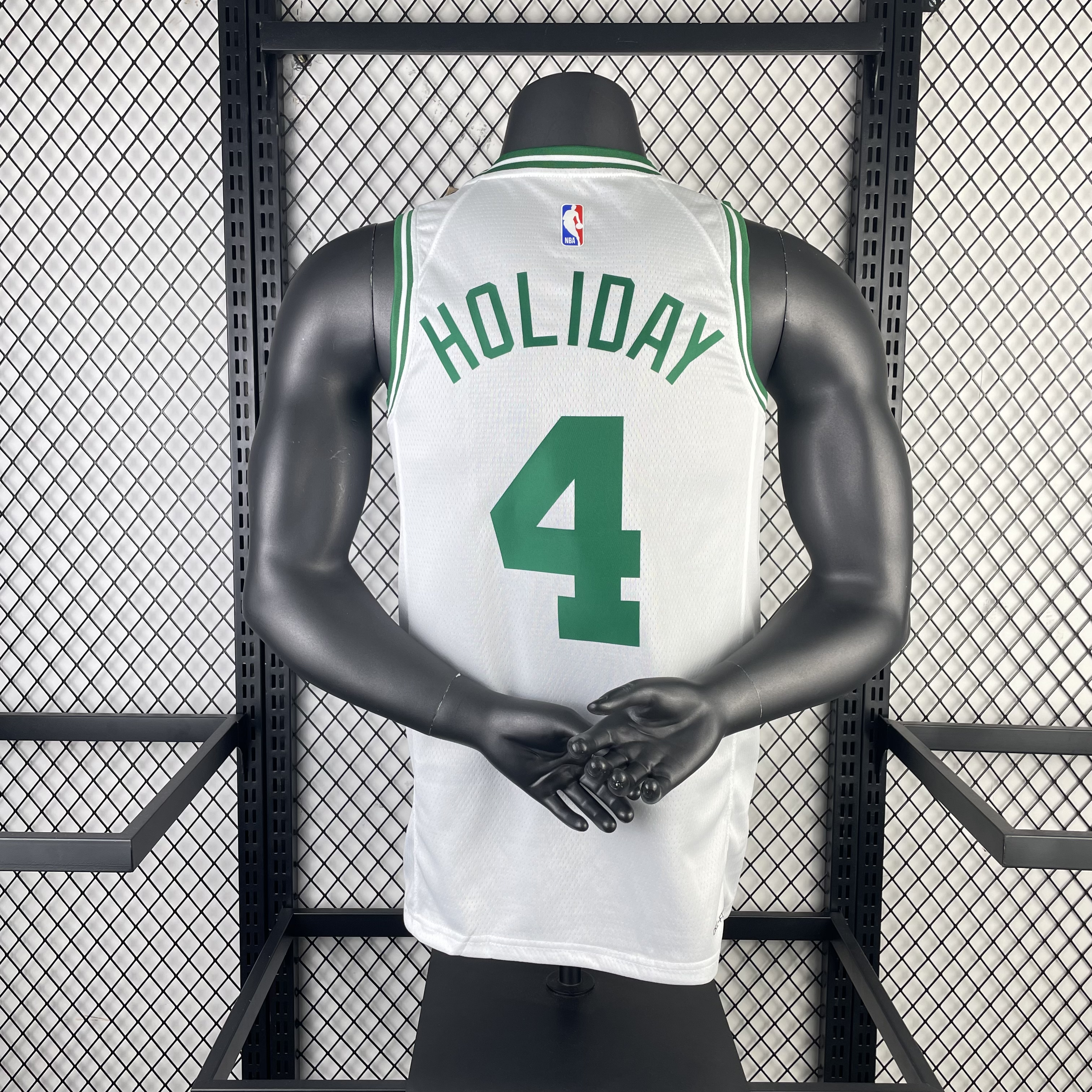 Season 23 Celtics home white number 4 Holiday
