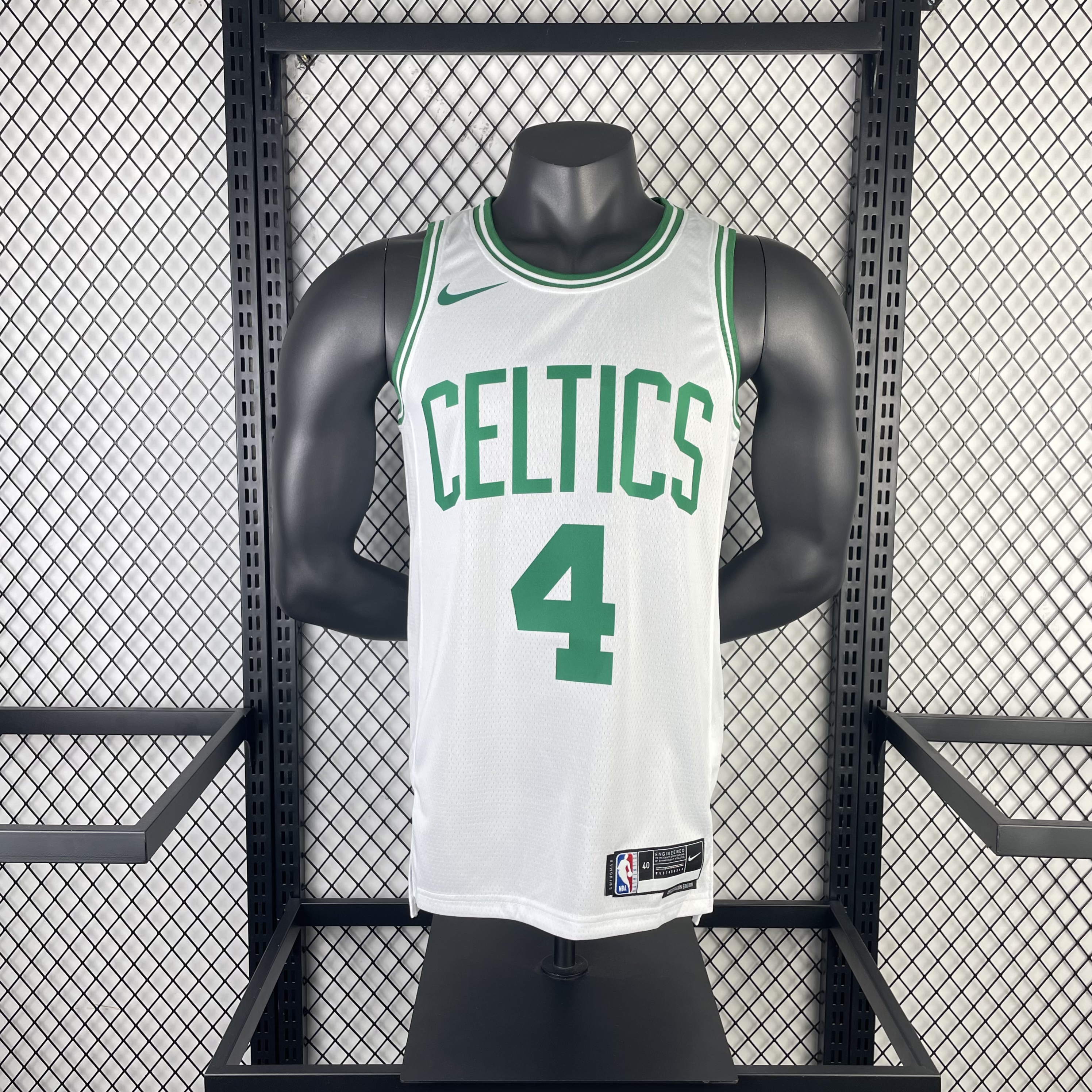 Season 23 Celtics home white number 4 Holiday