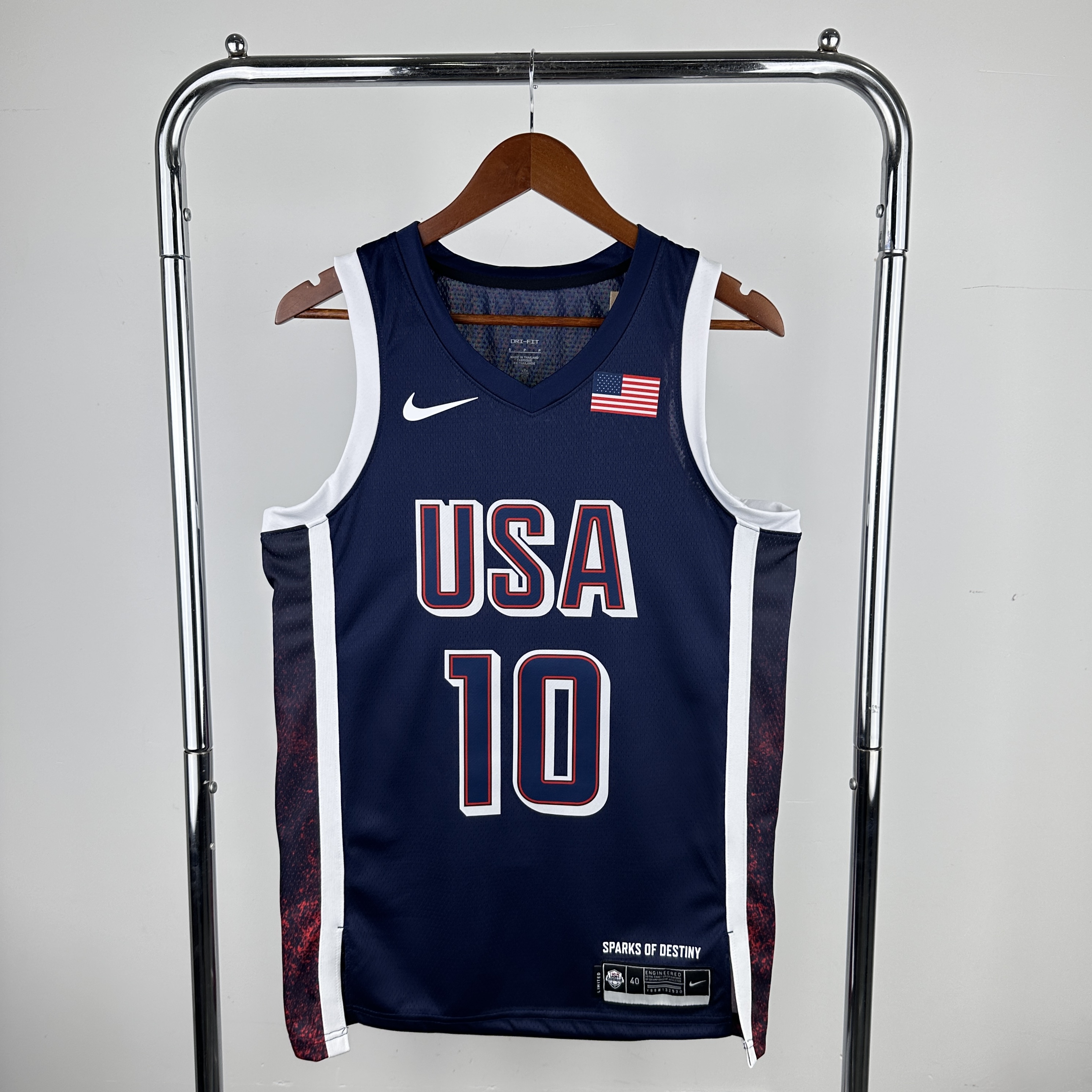 '24 Olympic Team USA Navy blue number 10 Tatum