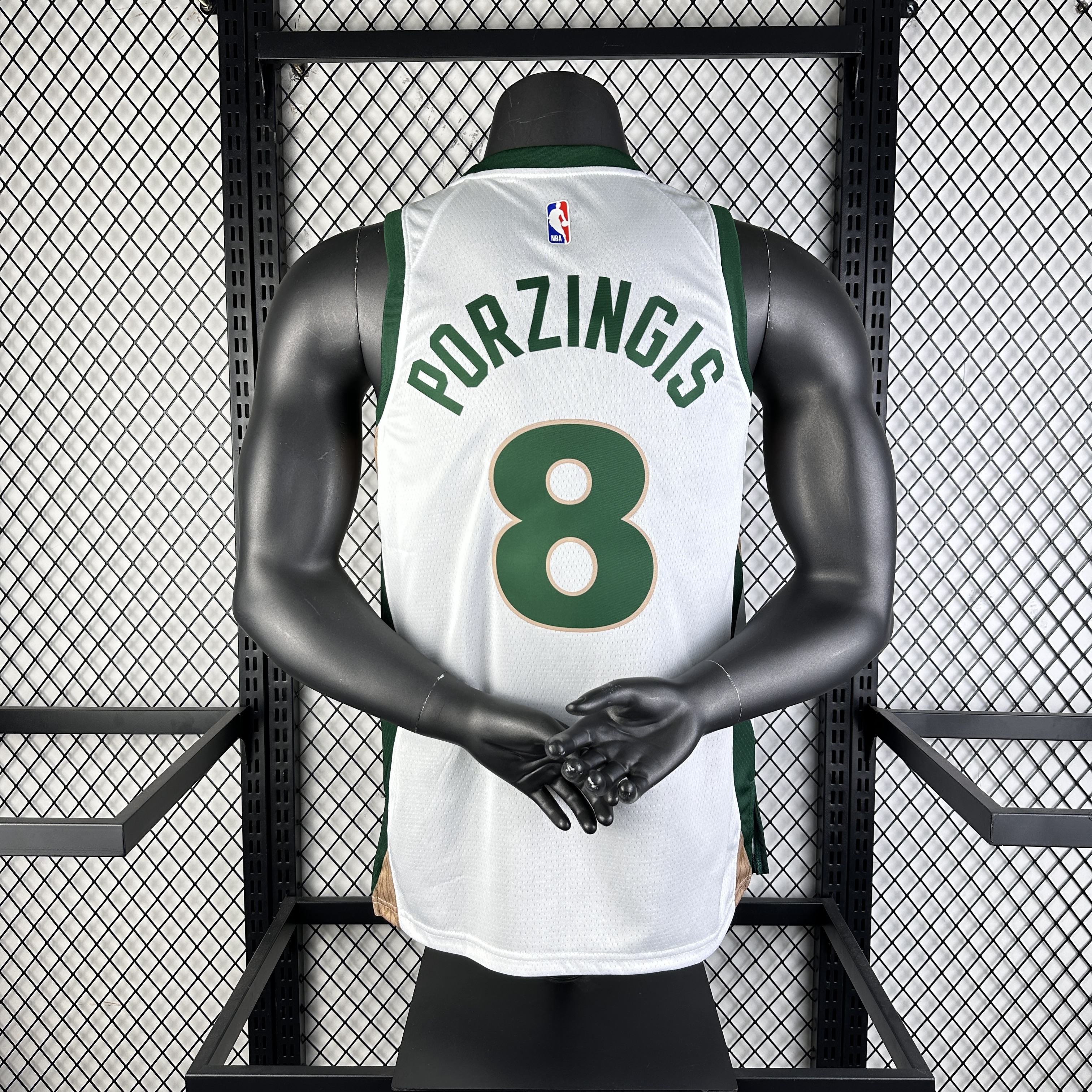 24 season Celtics city version No. 8 Porzingis