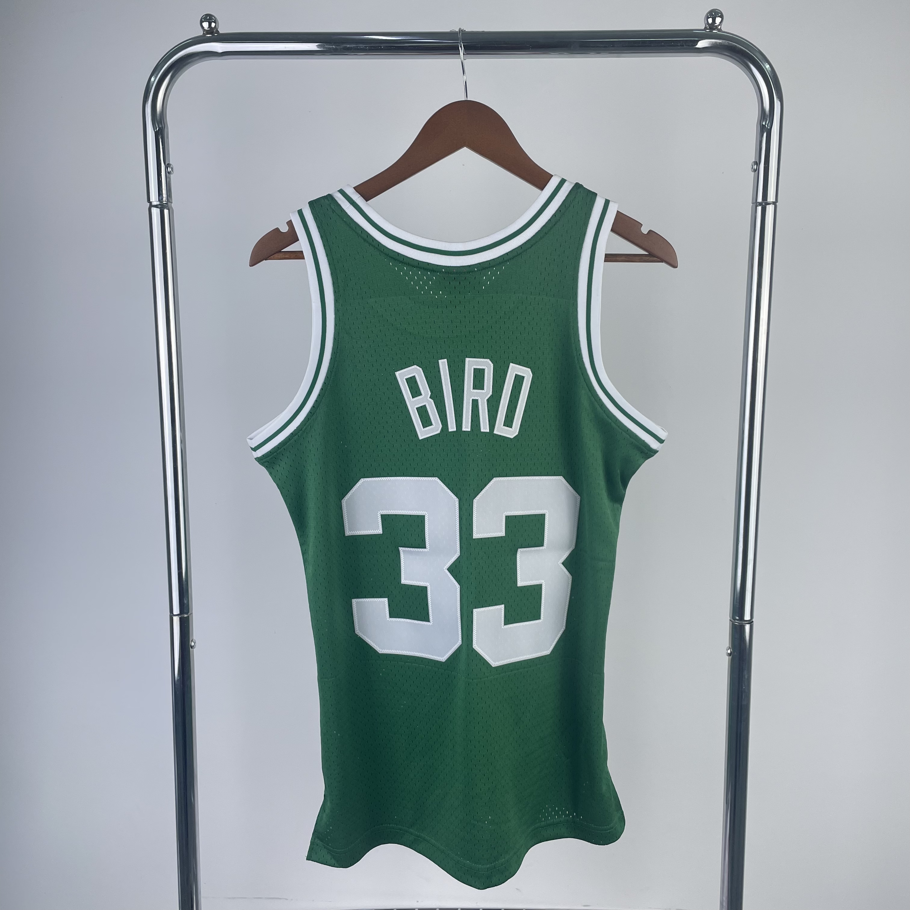 MN Hot Press Throwback jersey SW Celtics 8586 Green 33 Bird